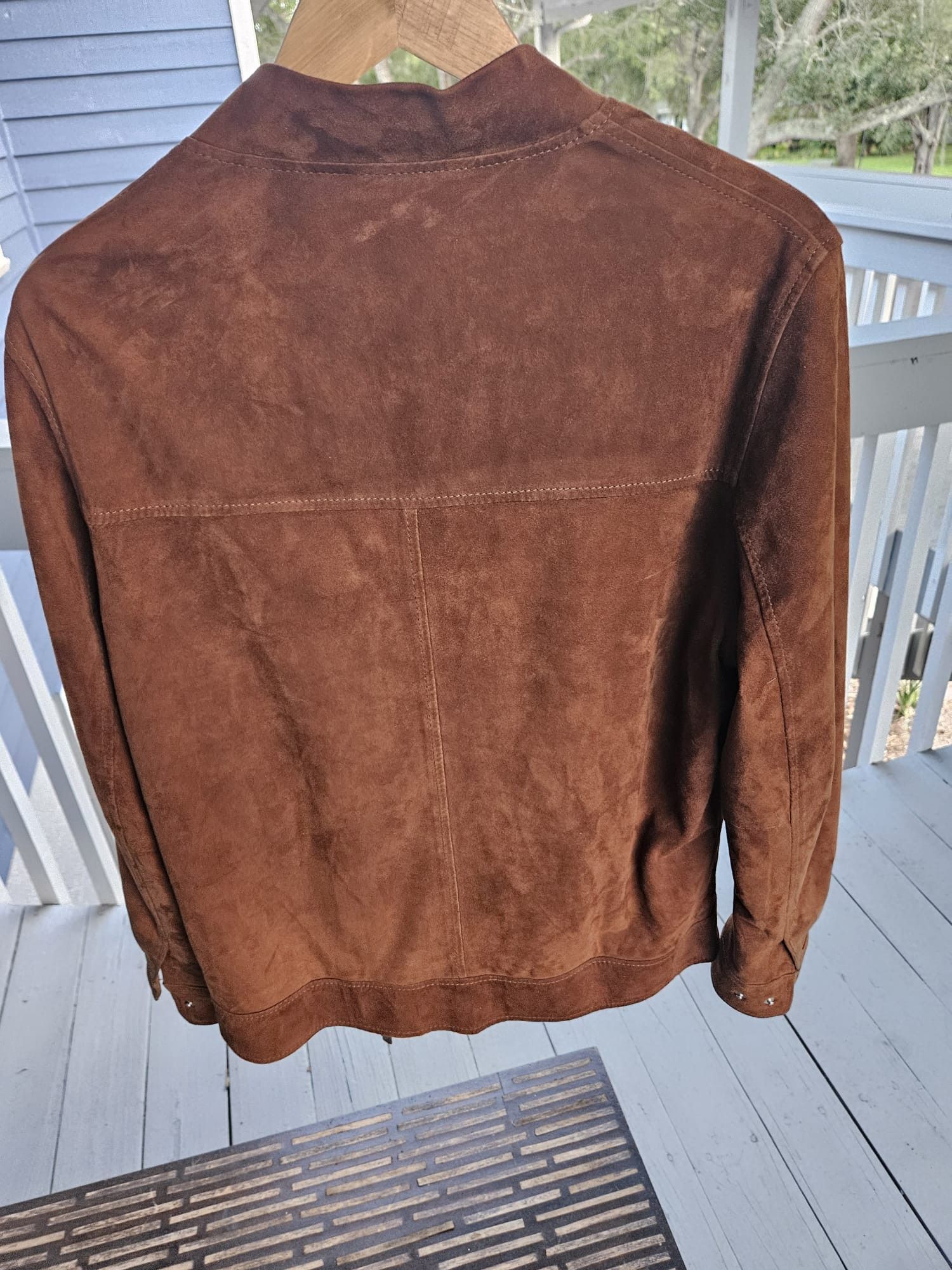 Grand Frank Marloes Suede Bomber Jacket Size US M / EU 48-50 / 2 - 5 Thumbnail