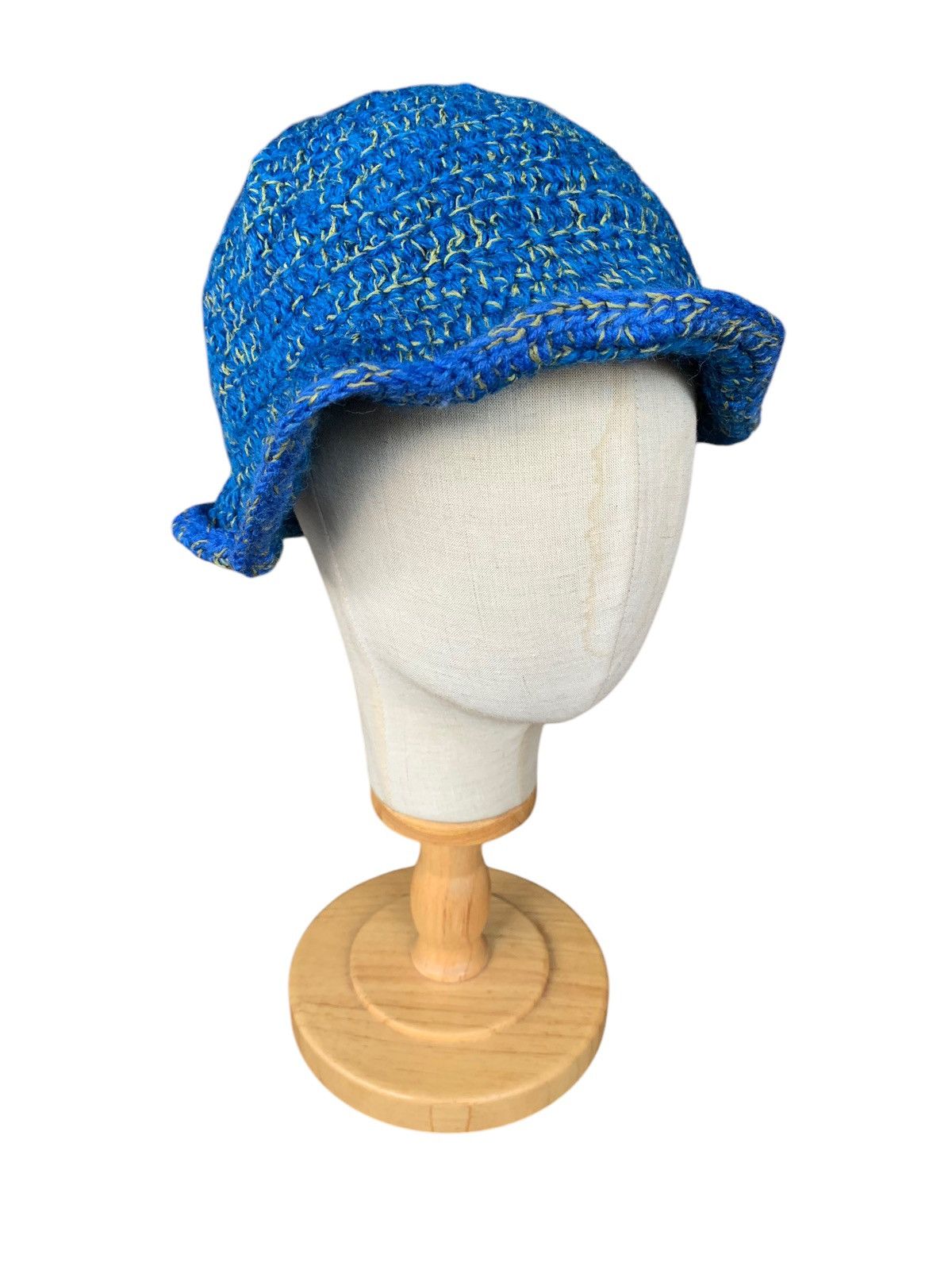 Japanese Brand × Kapital × Vintage knitted crochet bucket hats boulogne japanese beanie hats Size ONE SIZE - 5 Thumbnail