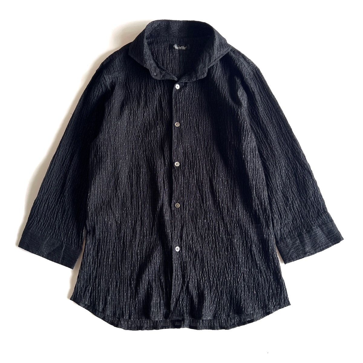 Japanese Brand Tornado mart black shirt Size US XL / EU 56 / 4 - 1 Thumbnail