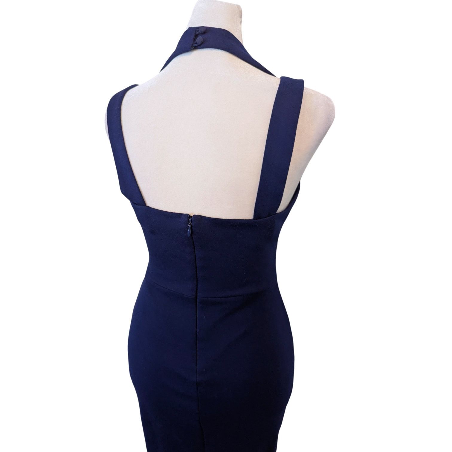 Bailey 44 Bailey/44 Dazzle Blue Indigo Cutout Bodycon Sheath Dress XS Size XS / US 0-2 / IT 36-38 - 7 Thumbnail