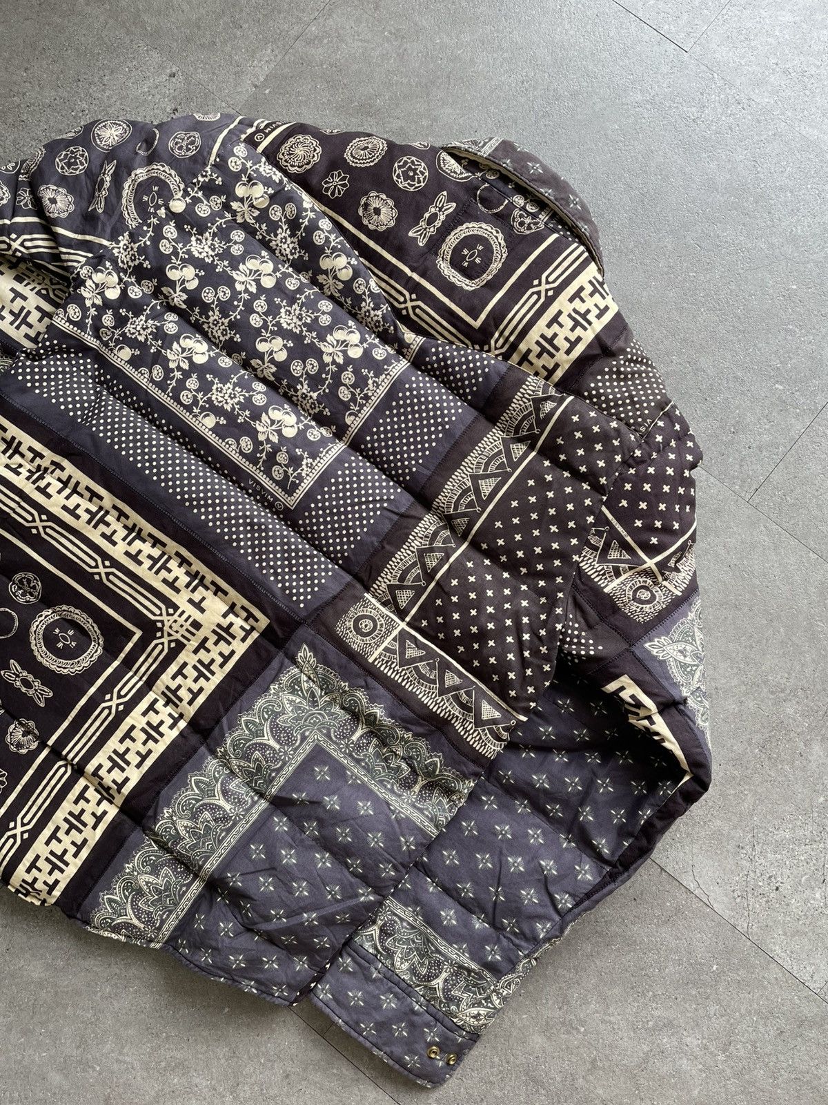 Visvim Visvim ICT Kerchief Down jacket bandana black FW19 Size US XL / EU 56 / 4 - 8 Thumbnail