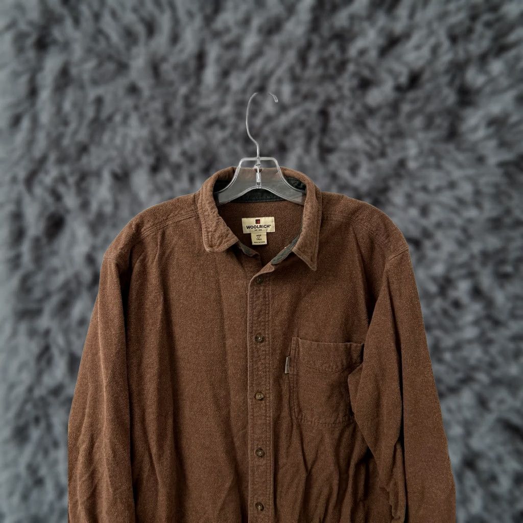 Vintage VINTAGE Woolrich Chamois Shirt Mens L Tall Rust Heather Button Down Long Sleeve Size US L / EU 52-54 / 3 - 1 Thumbnail