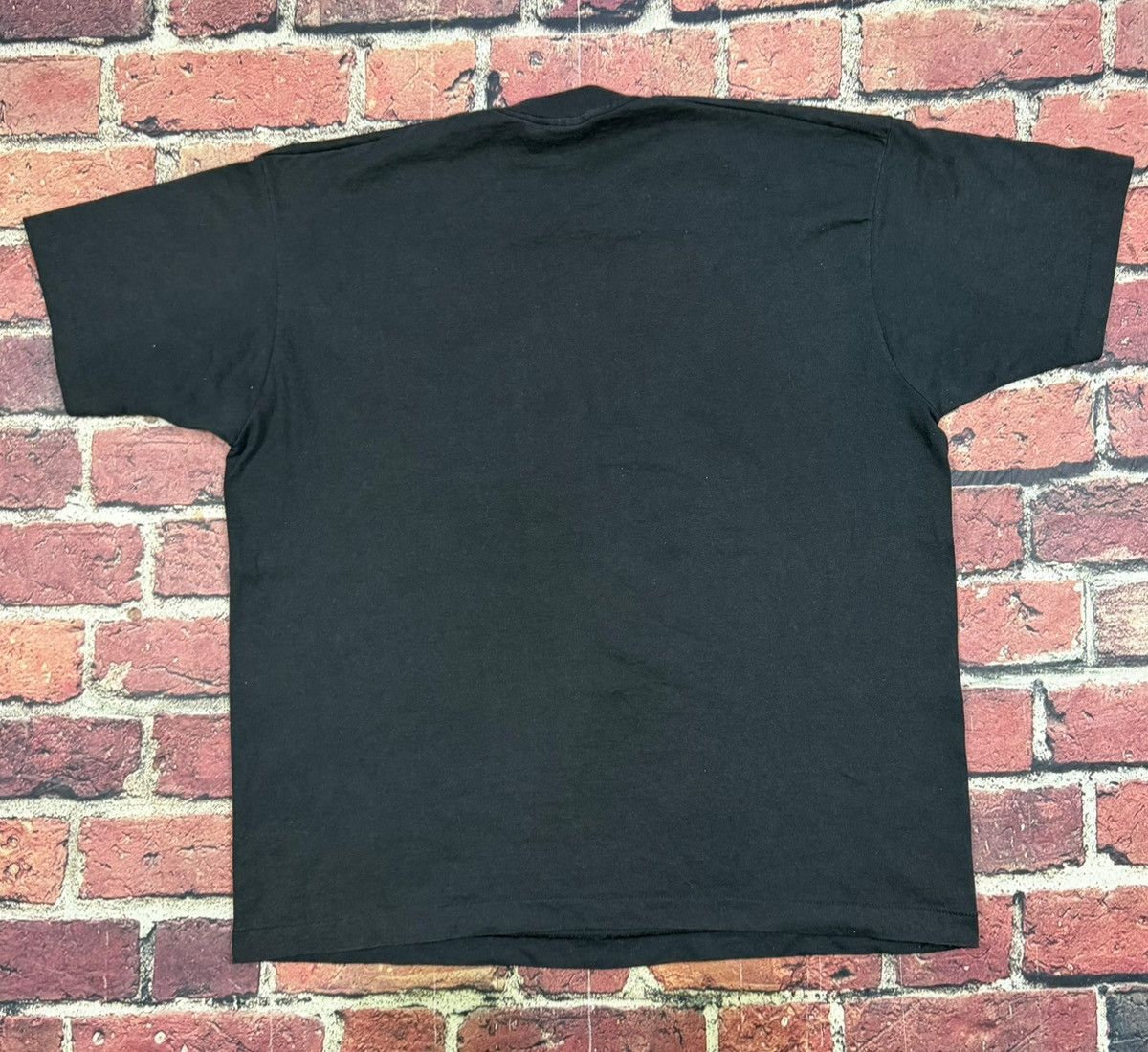 Other Vintage 90s BVD Blank Black Pocket T Shirt Single Stitch Size US XXL / EU 58 / 5 - 2 Thumbnail