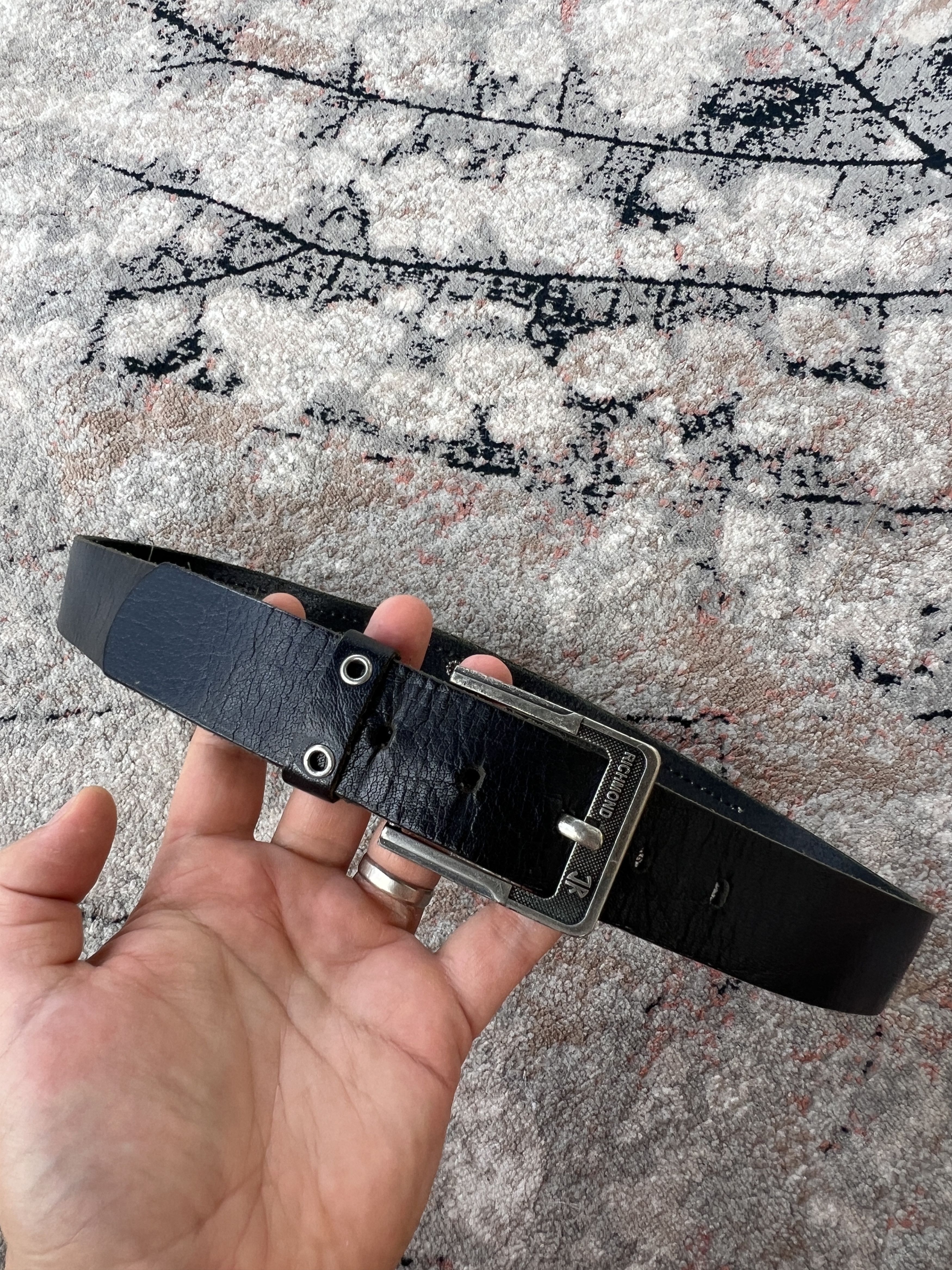 John Richmond John Richmond Leather Belt Size ONE SIZE - 5 Thumbnail