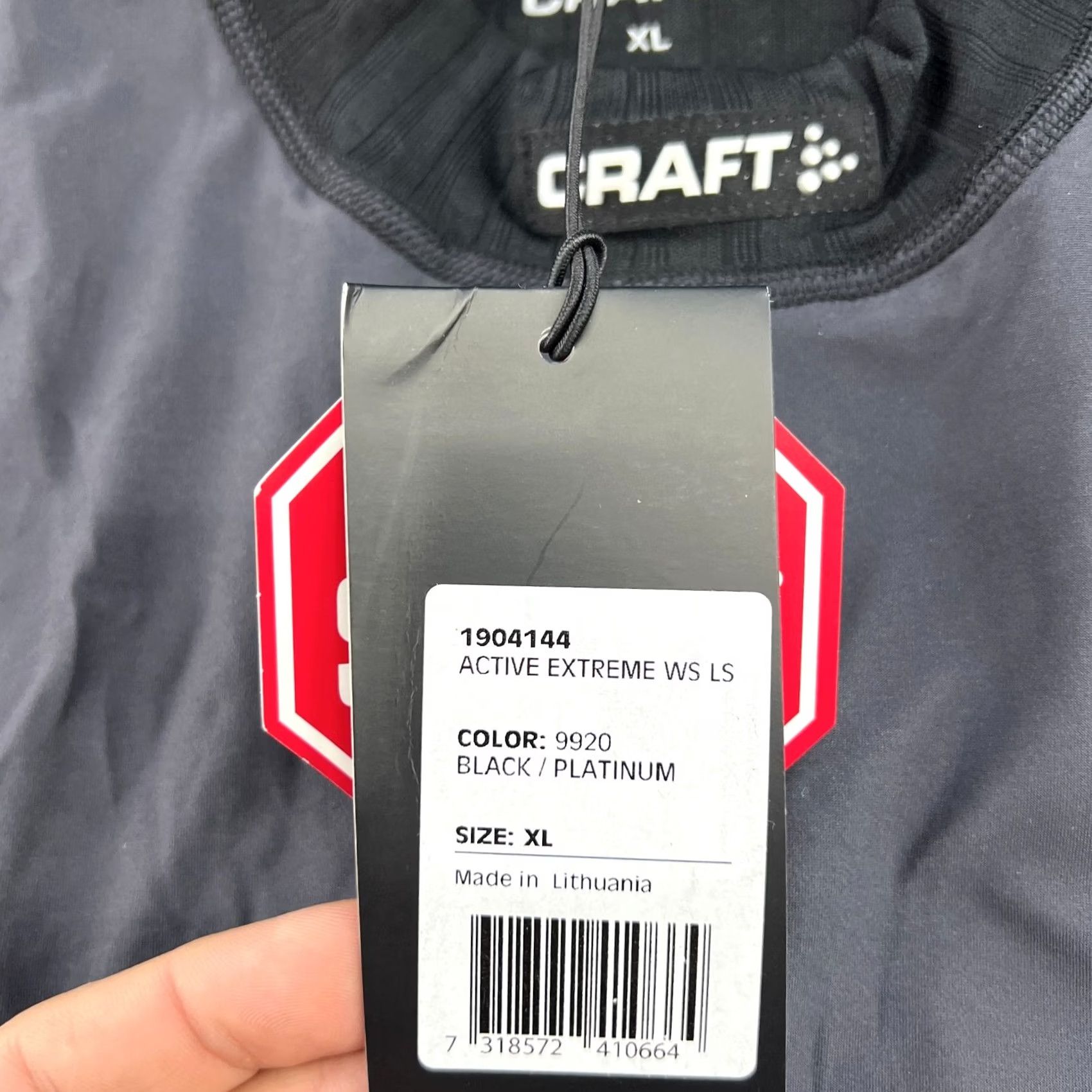 Layer 8 CRAFT Womens Base Layer Shirt XL Windstopper Extreme Thermal Ski Sport Outdoor Size XL / US 12-14 / IT 48-50 - 4 Thumbnail