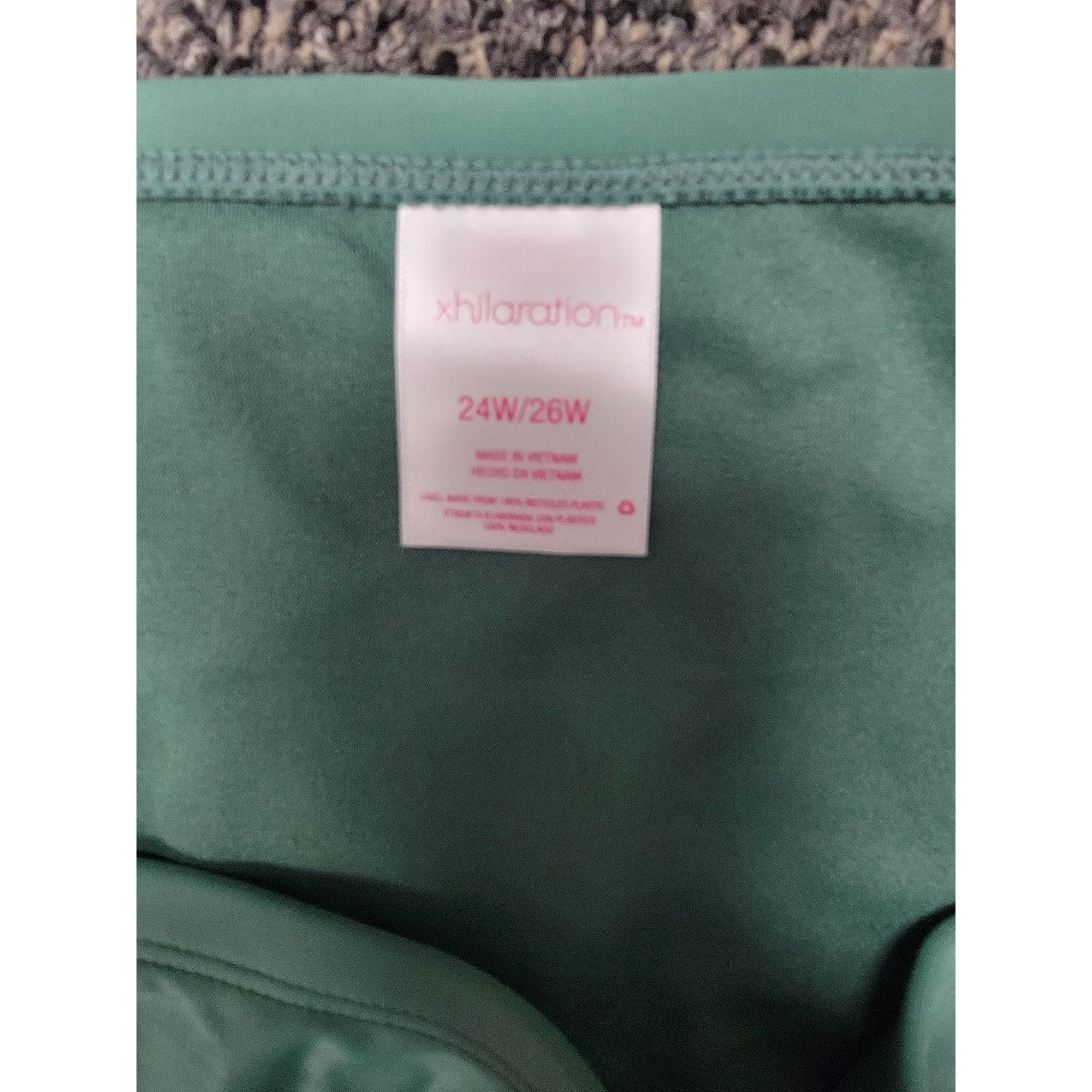 Other Xhilaration Womens Green Bikini Swim Bottom Size 24W/26W Nyl Size ONE SIZE - 2 Thumbnail