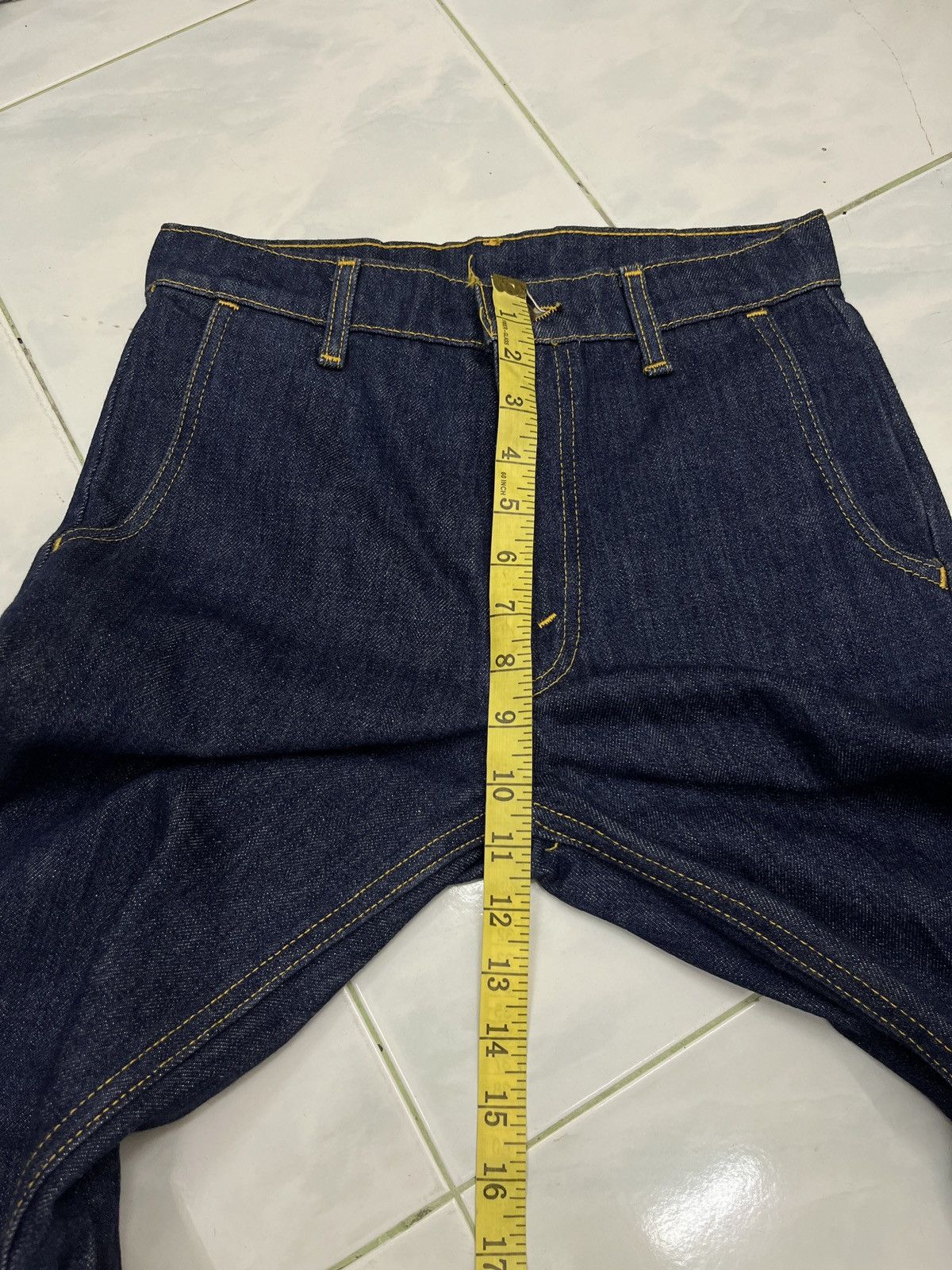 Levi's 🔥🔥🔥VTG 70’s LEVIS FRESH PRODUCE FLARED DENIM Size 28" / US 6 / IT 42 - 20 Thumbnail