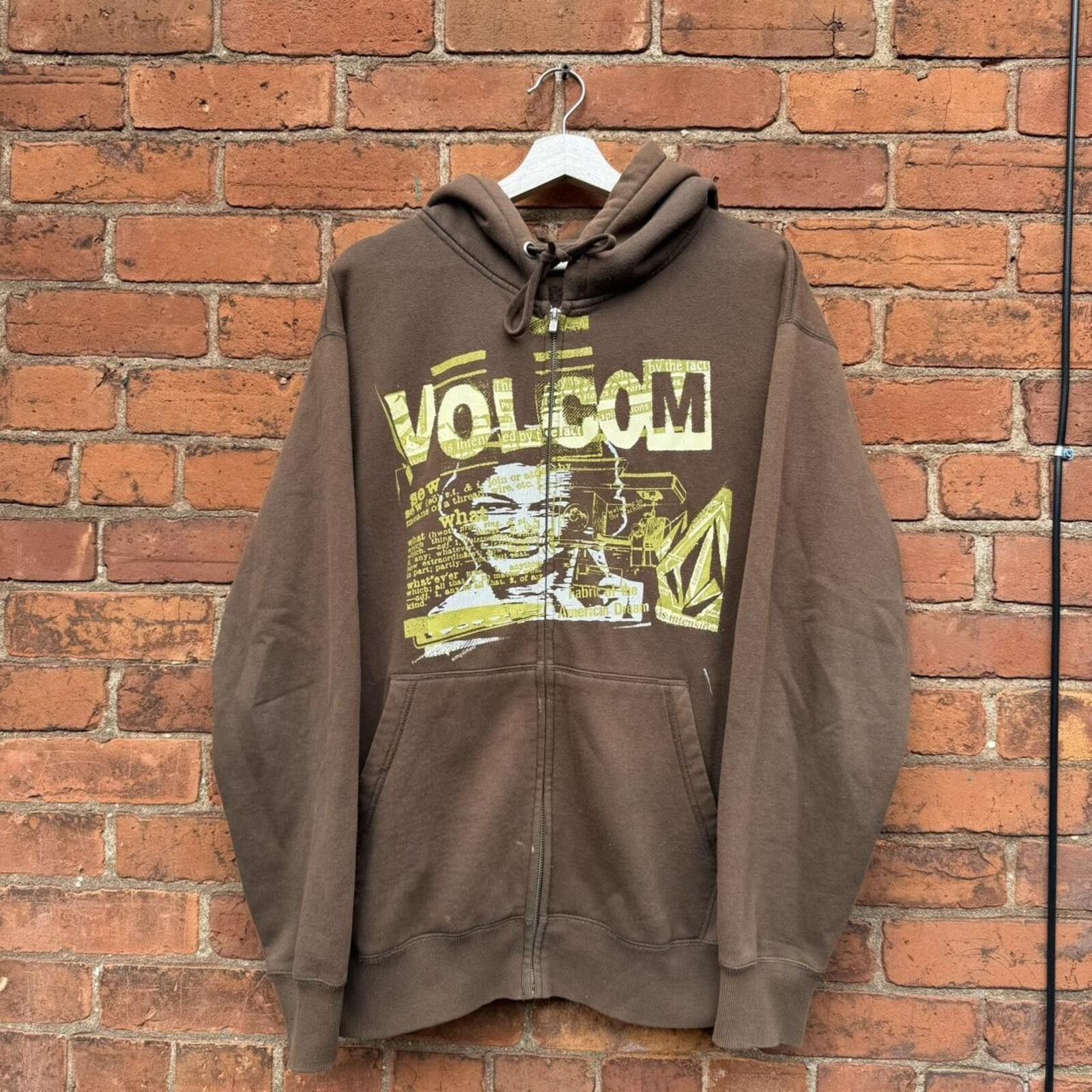 Volcom Vintage volcom sew what zip up hoodie 00s L Size US L / EU 52-54 / 3 - 1 Thumbnail