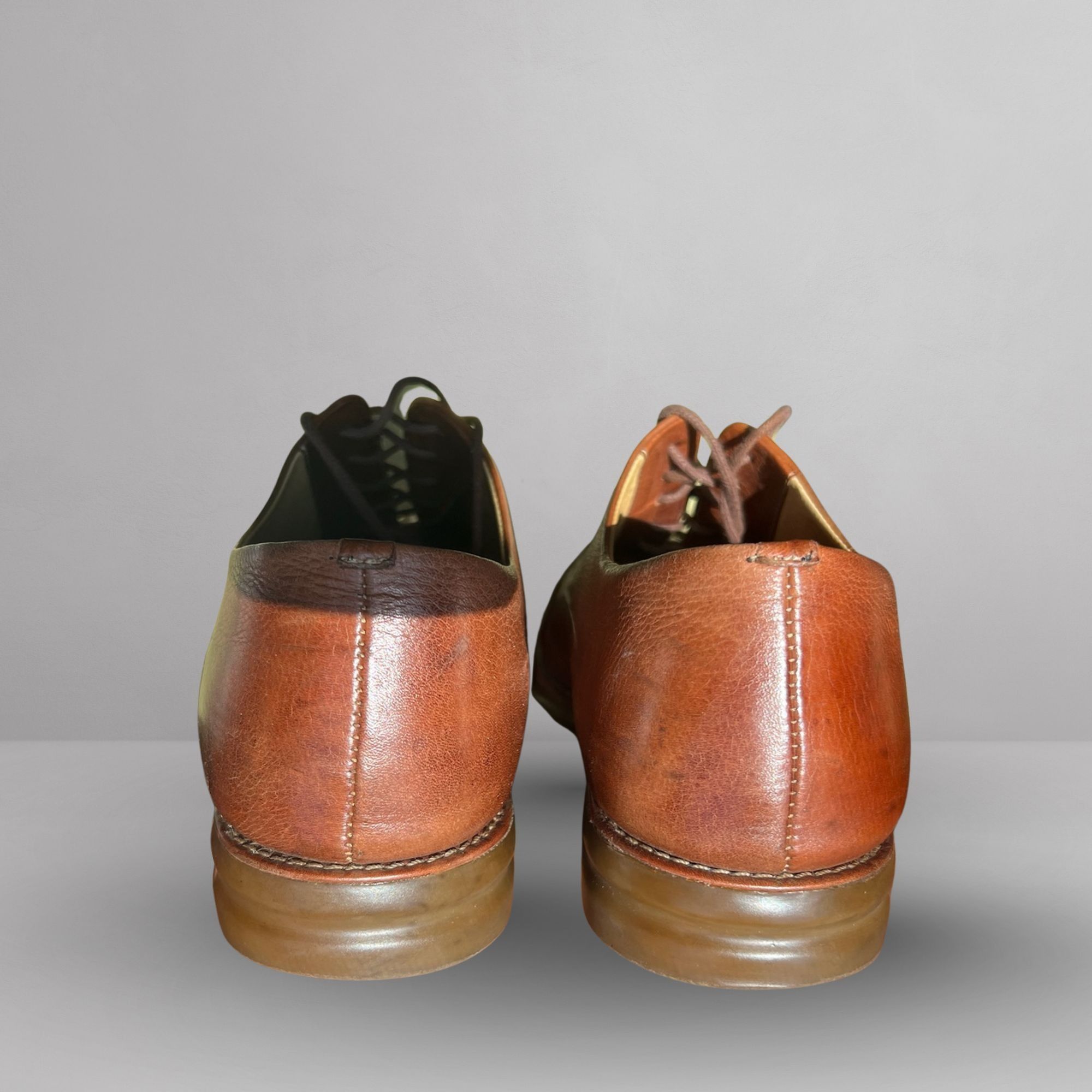 Florsheim Florsheim Woen’s Oxford Dress Shoes – Brown Leather Lace-Up Size US 10.5 / EU 43-44 - 5 Thumbnail