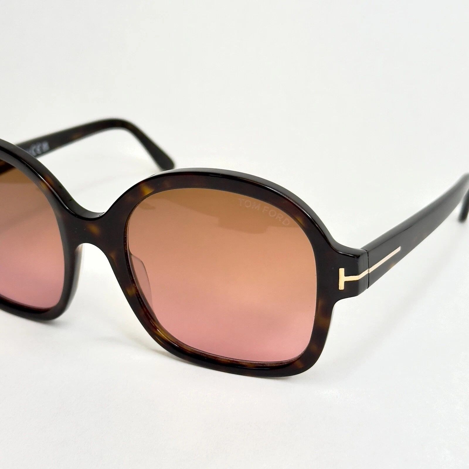 Tom Ford TOM FORD HANLEY TF1034 52F Brown Havana Pink Sunglasses 1034 Size ONE SIZE - 6 Thumbnail
