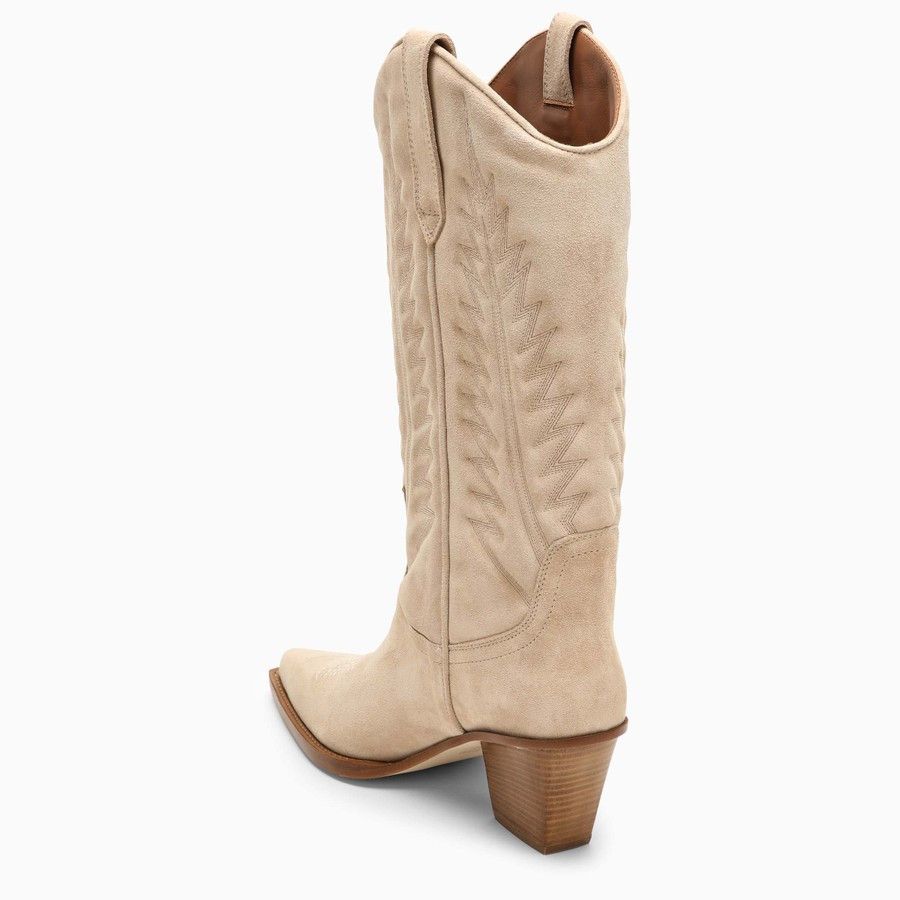 Paris Texas o1d2blof0924 Leather Boots in Beige Size US 6.5 / IT 36.5 - 4 Thumbnail