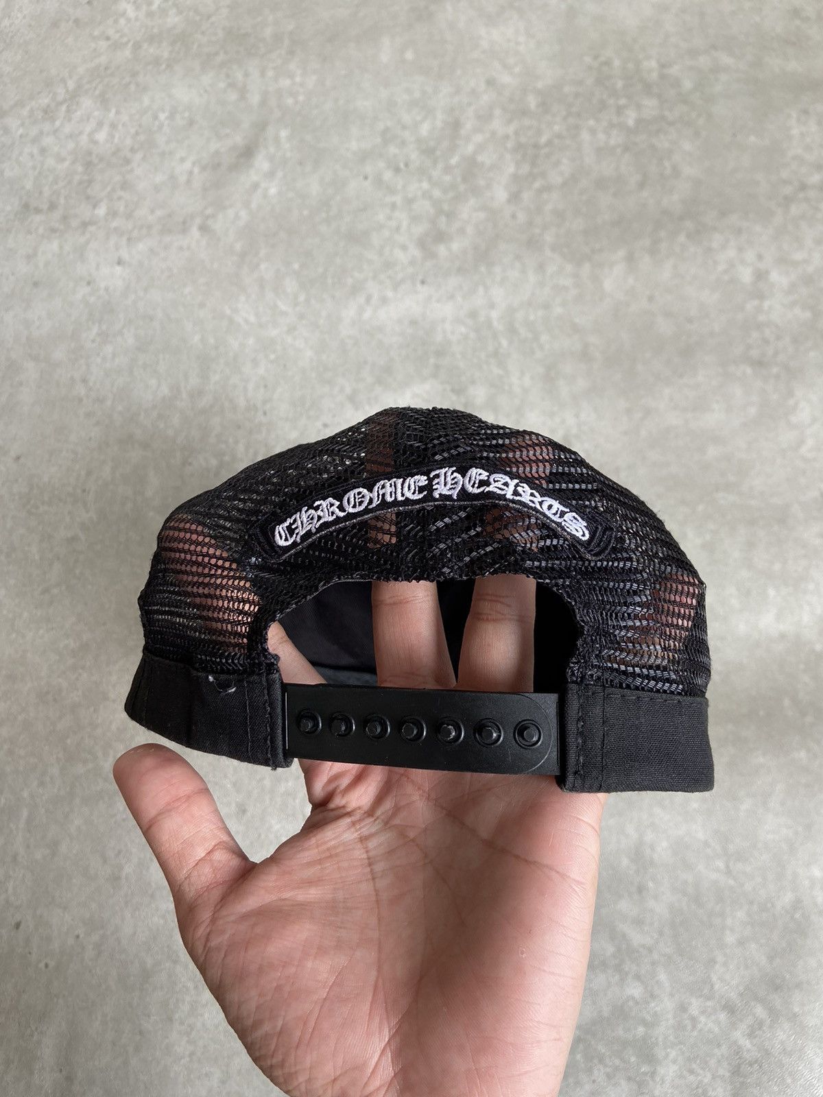 Chrome Hearts ❌SOLD❌Chrome Hearts Black Trucker Hat Size ONE SIZE - 3 Thumbnail