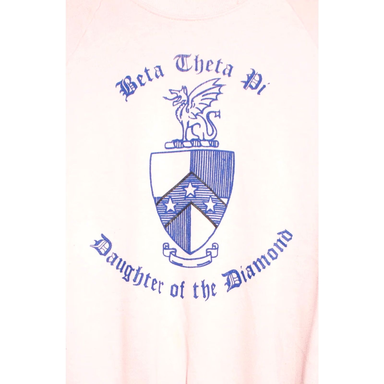 Fruit Of The Loom VINTAGE Beta Theta Pi Sweatshirt Large Pink 1990s Fruit of the Loom Mens Women Girls Boys Size US L / EU 52-54 / 3 - 2 Thumbnail