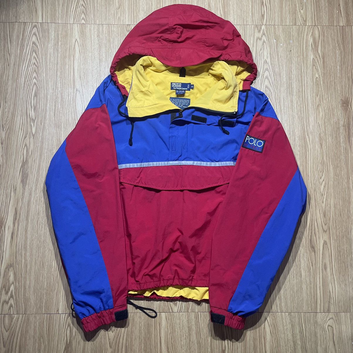 Polo Ralph Lauren × Ralph Lauren × Vintage Anorak Jacket Polo Hi Tech Vintage 1992 Size US XL / EU 56 / 4 - 4 Thumbnail