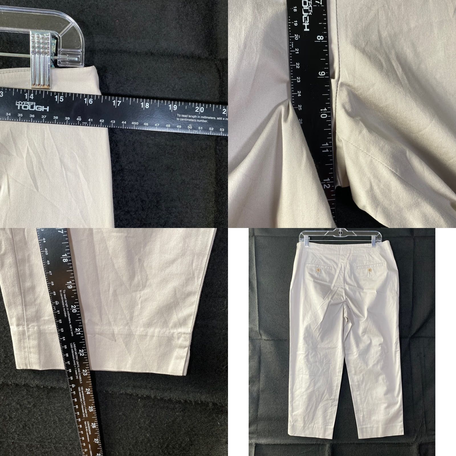Talbots Talbots Womens Pants Tan Petite Pull On Side Zip Ankle Stretch 14P Regular Size 24" / US 00 / IT 34 - 8 Thumbnail
