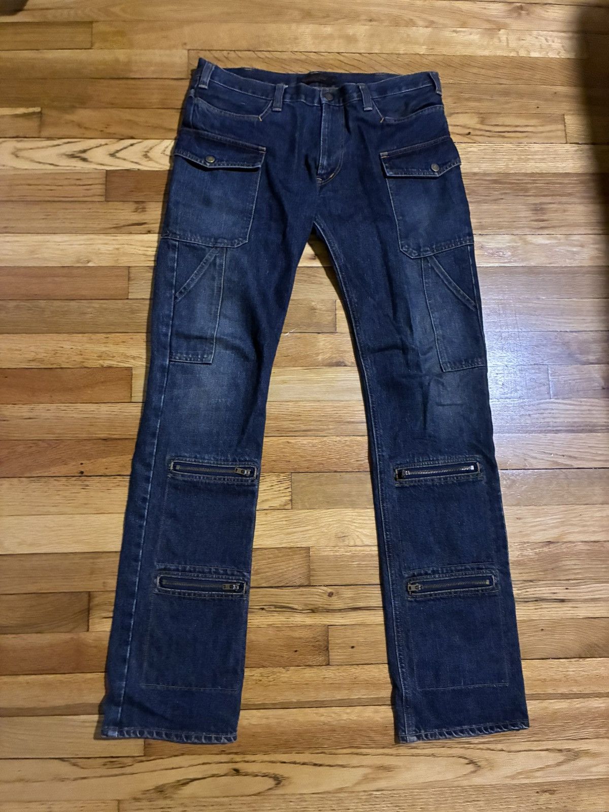 Undercover UNDERCOVER BLACK CARGO DENIM AW03 PAPERDOLL | Grailed