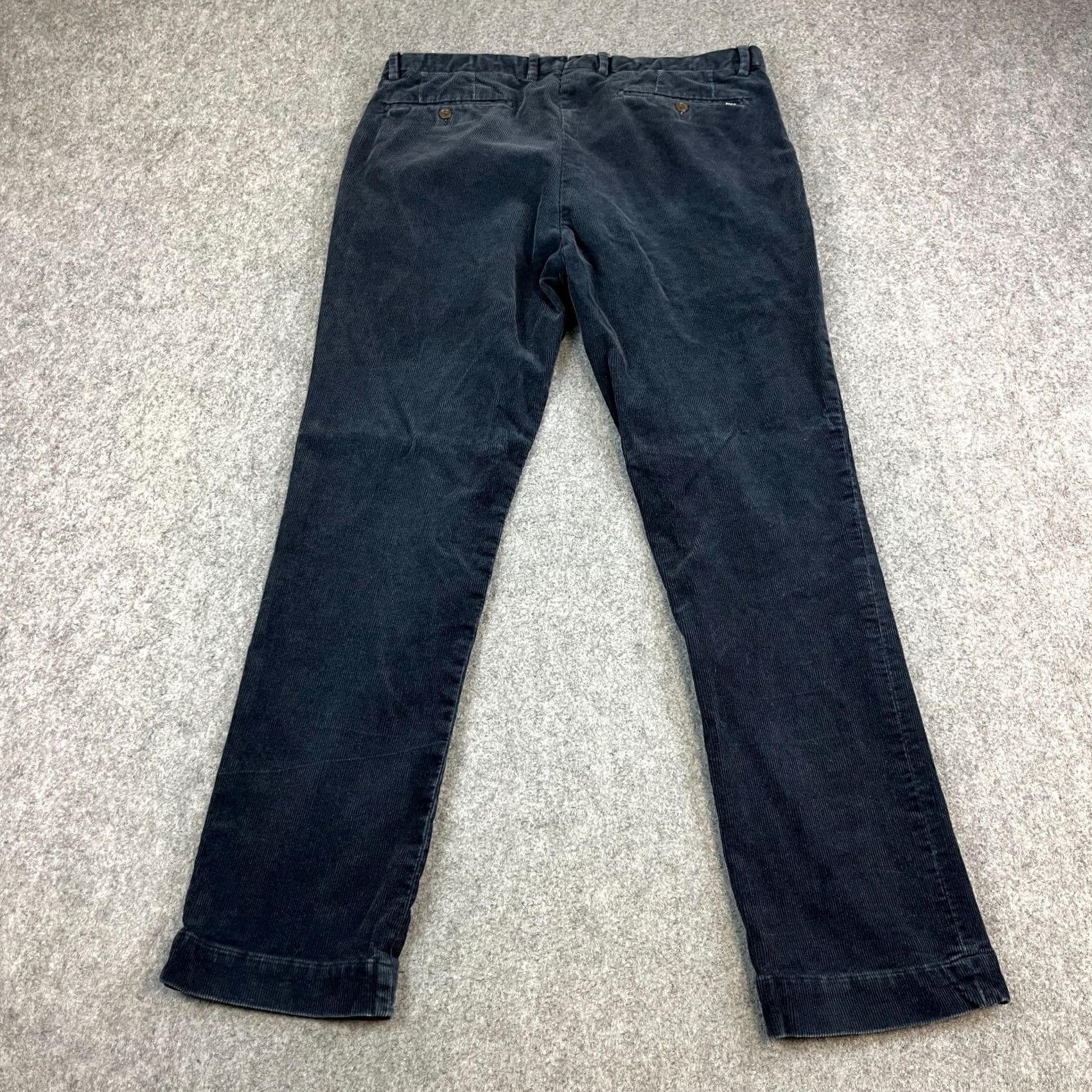 Polo Ralph Lauren Polo Ralph Lauren Mens Corduroy Trousers Pants Tapered 34 32 Navy Blue Stretch Trousers Regular Mens Size US S / EU 44-46 / 1 - 2 Thumbnail