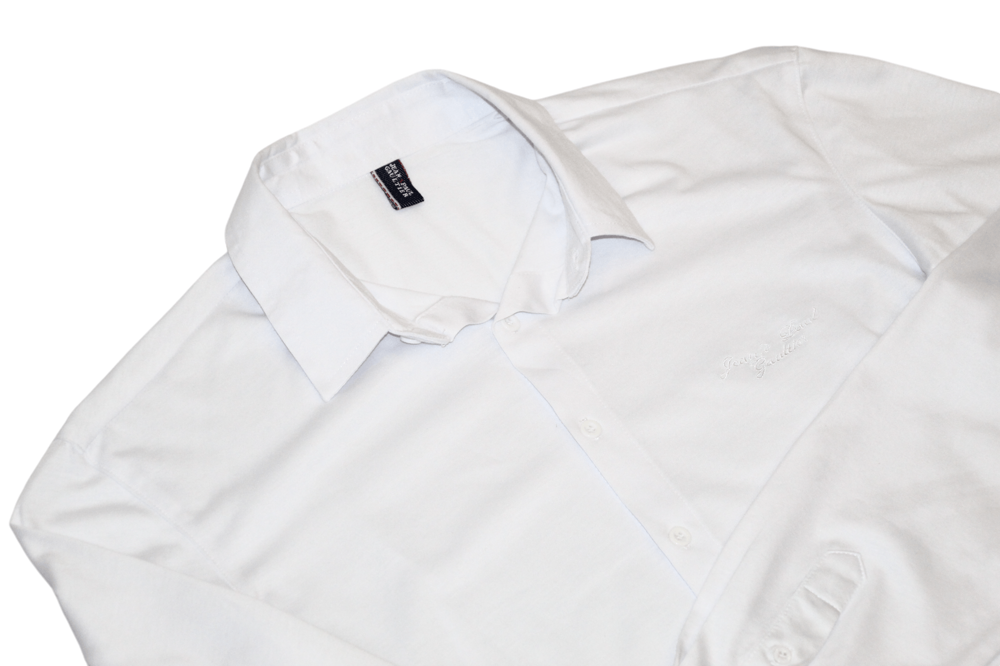 Jean Paul Gaultier Jean Paul Gaultier Signatured Slim Fit Cotton Jersey Shirt Size US L / EU 52-54 / 3 - 11 Thumbnail