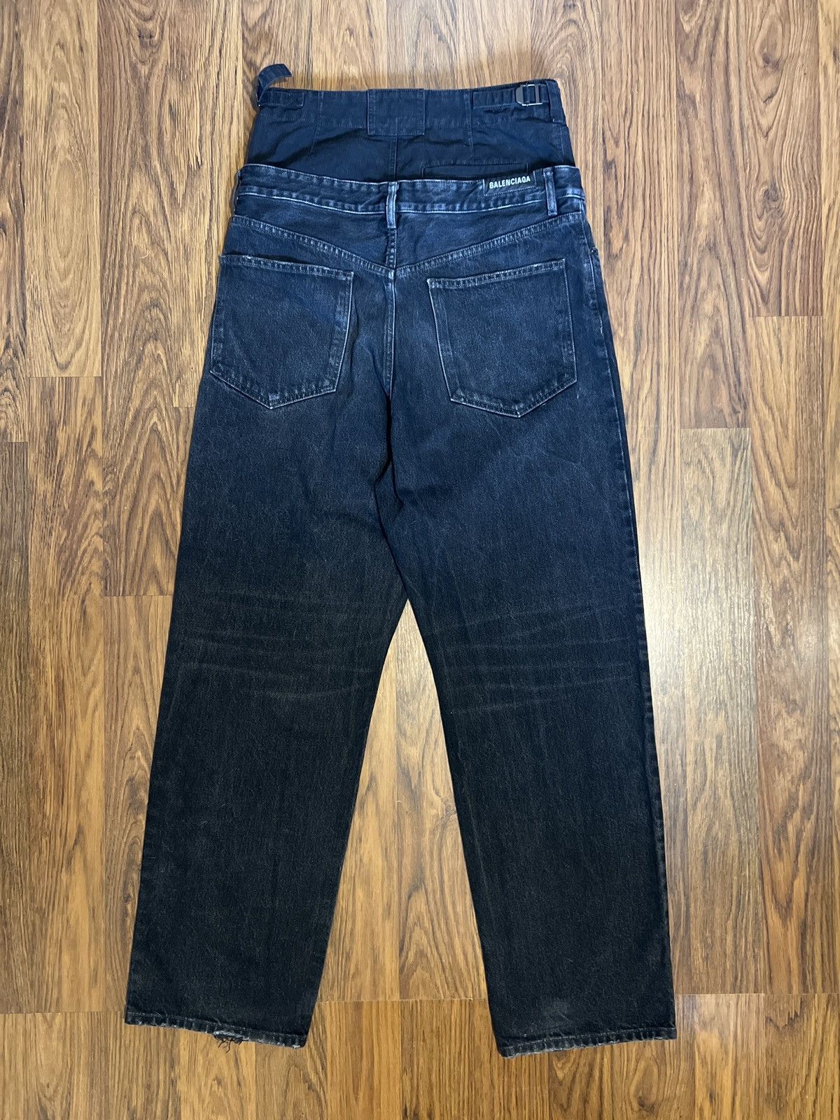 Balenciaga Balenciaga double denim pants Size US 32 / EU 48 - 5 Thumbnail