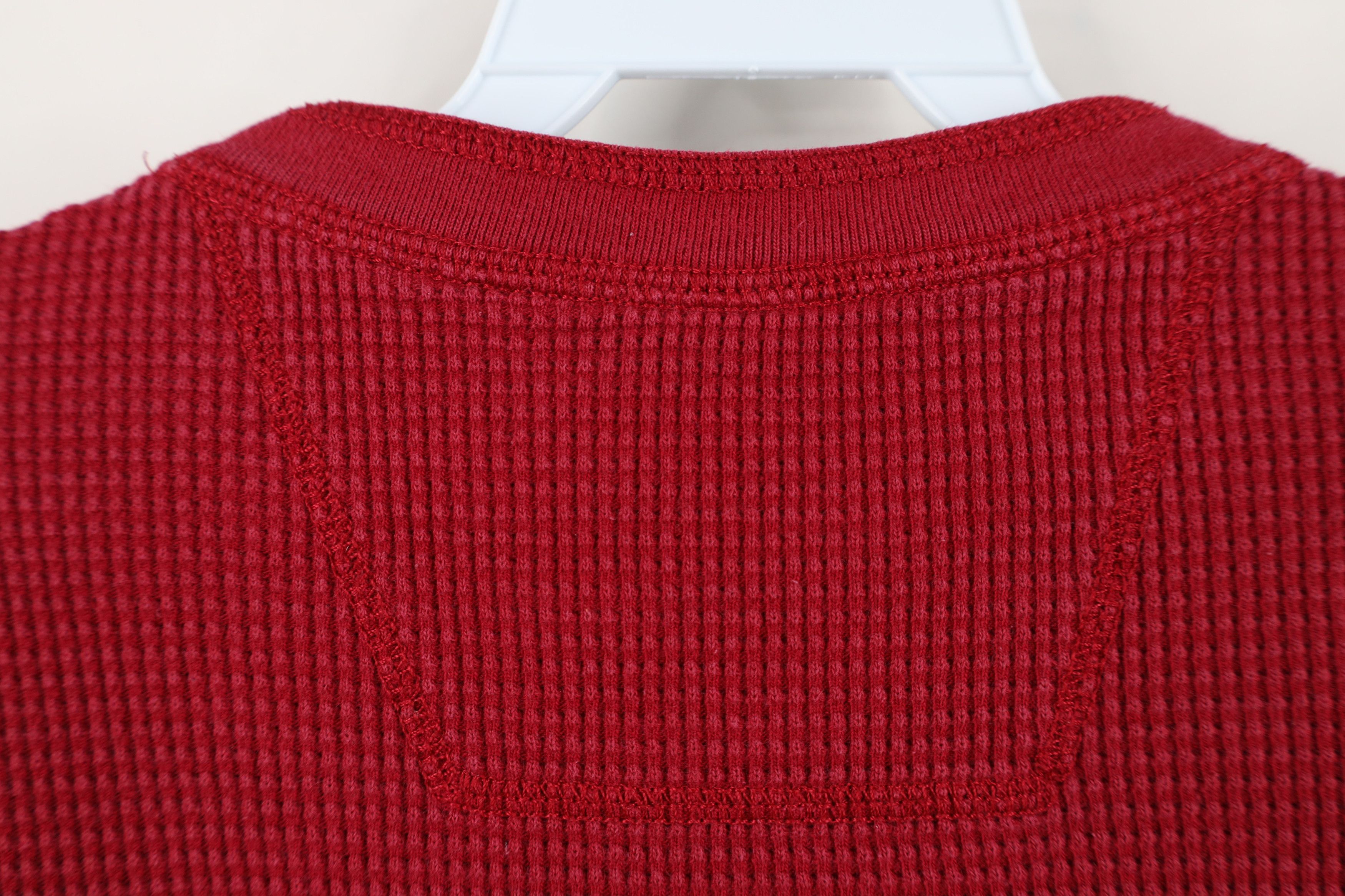 Eddie Bauer Vintage Eddie Bauer Blank Thermal Waffle Knit Henley T-Shirt Size US L / EU 52-54 / 3 - 9 Thumbnail