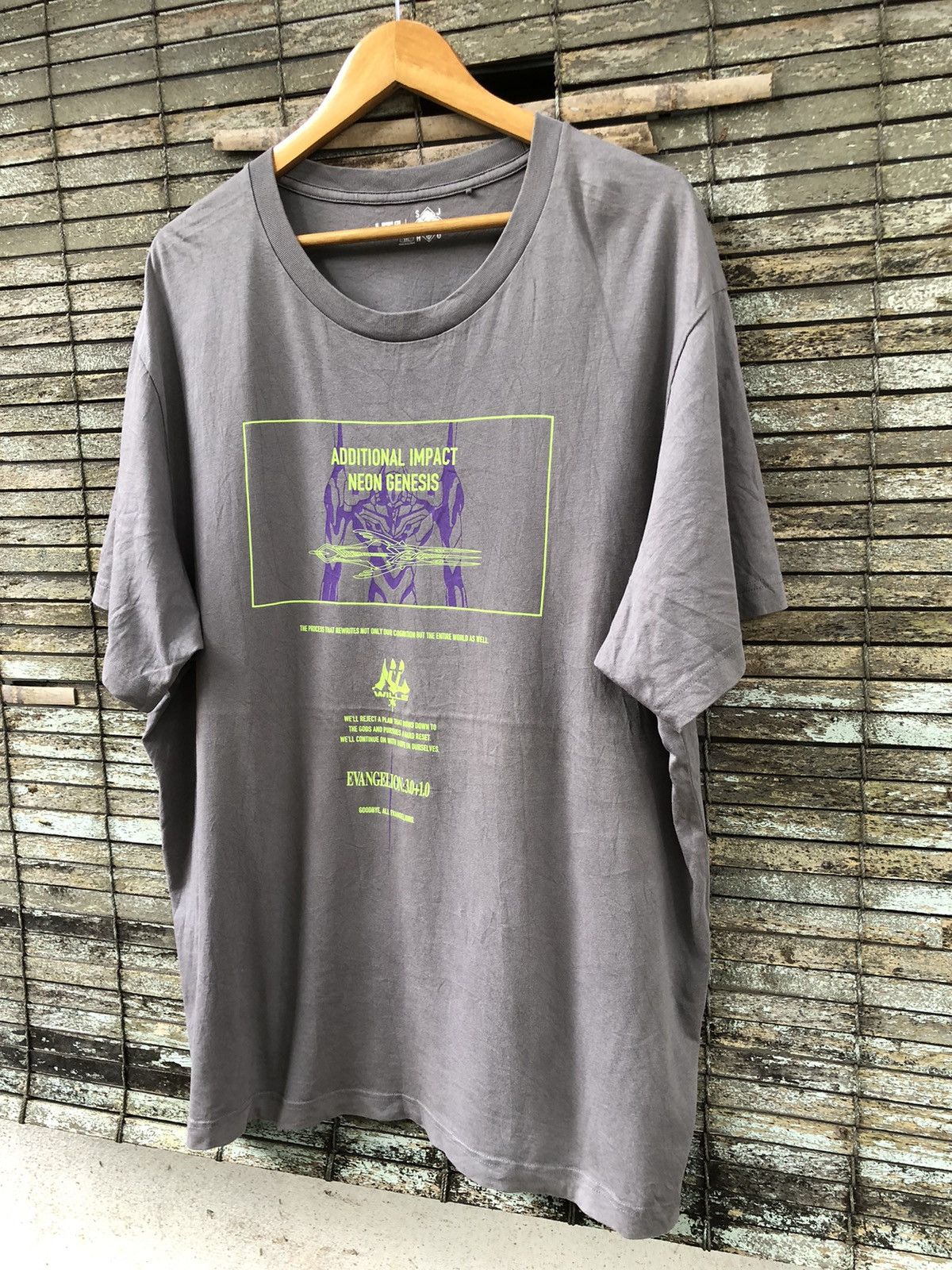 Japanese Brand × Vintage Uniqlo UT Shin Evangelion Japan Heroes Universe Tee Size US XXL / EU 58 / 5 - 2 Thumbnail