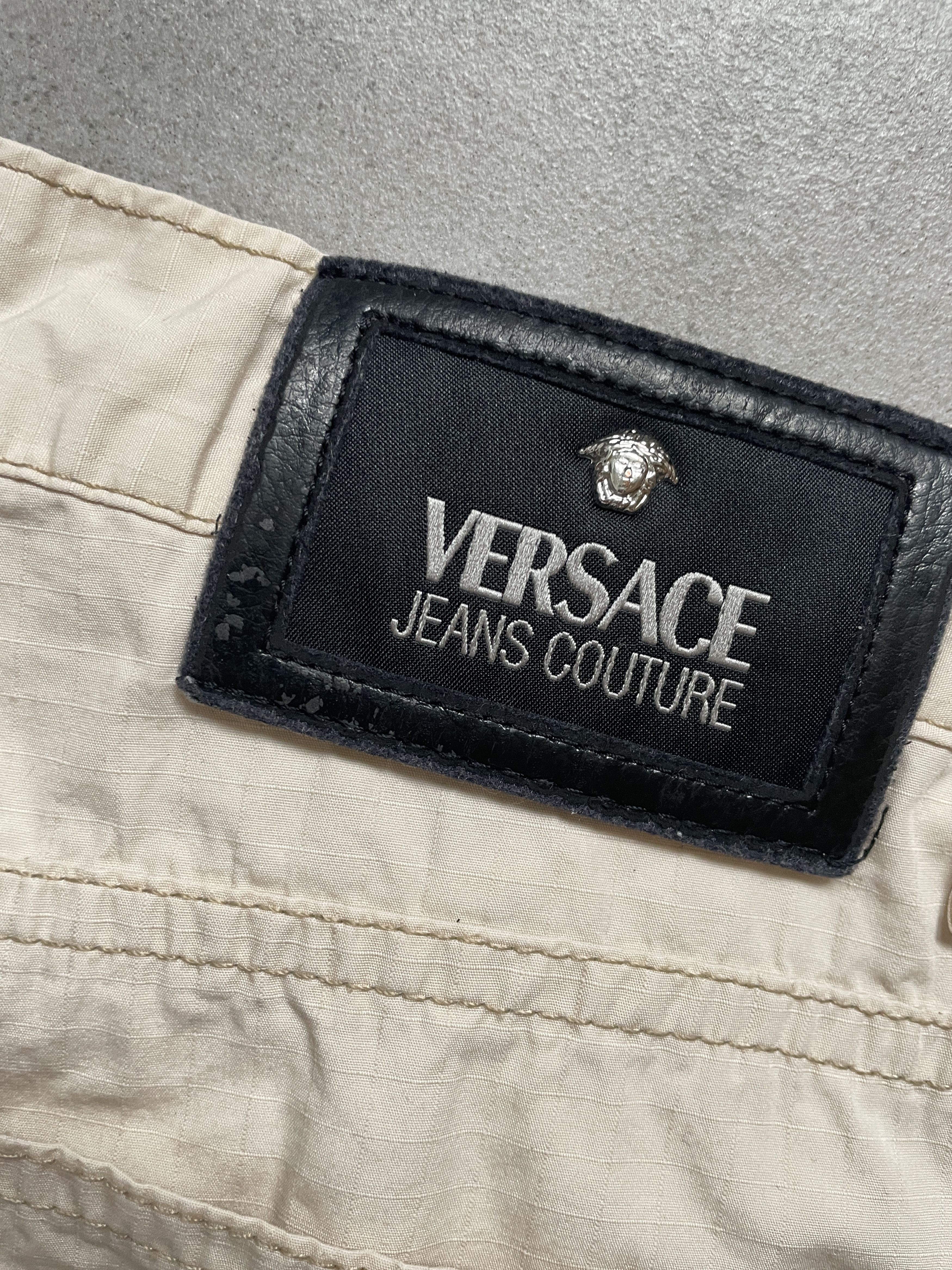 Versace Jeans Couture VERSACE JEANS COUTURE WIDE BEIGE CASUAL PANTS Size US 36 / EU 52 - 4 Thumbnail