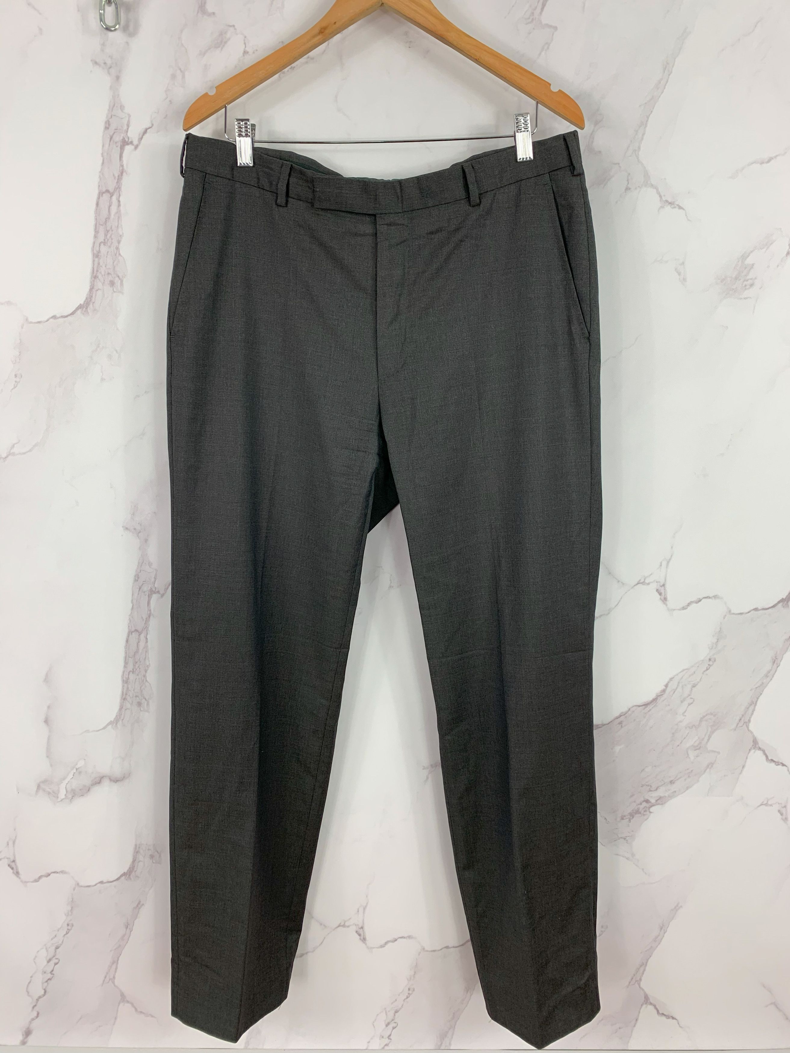 Z Zegna Classic Wool Brown Pants Trousers Size 52L Bottoms