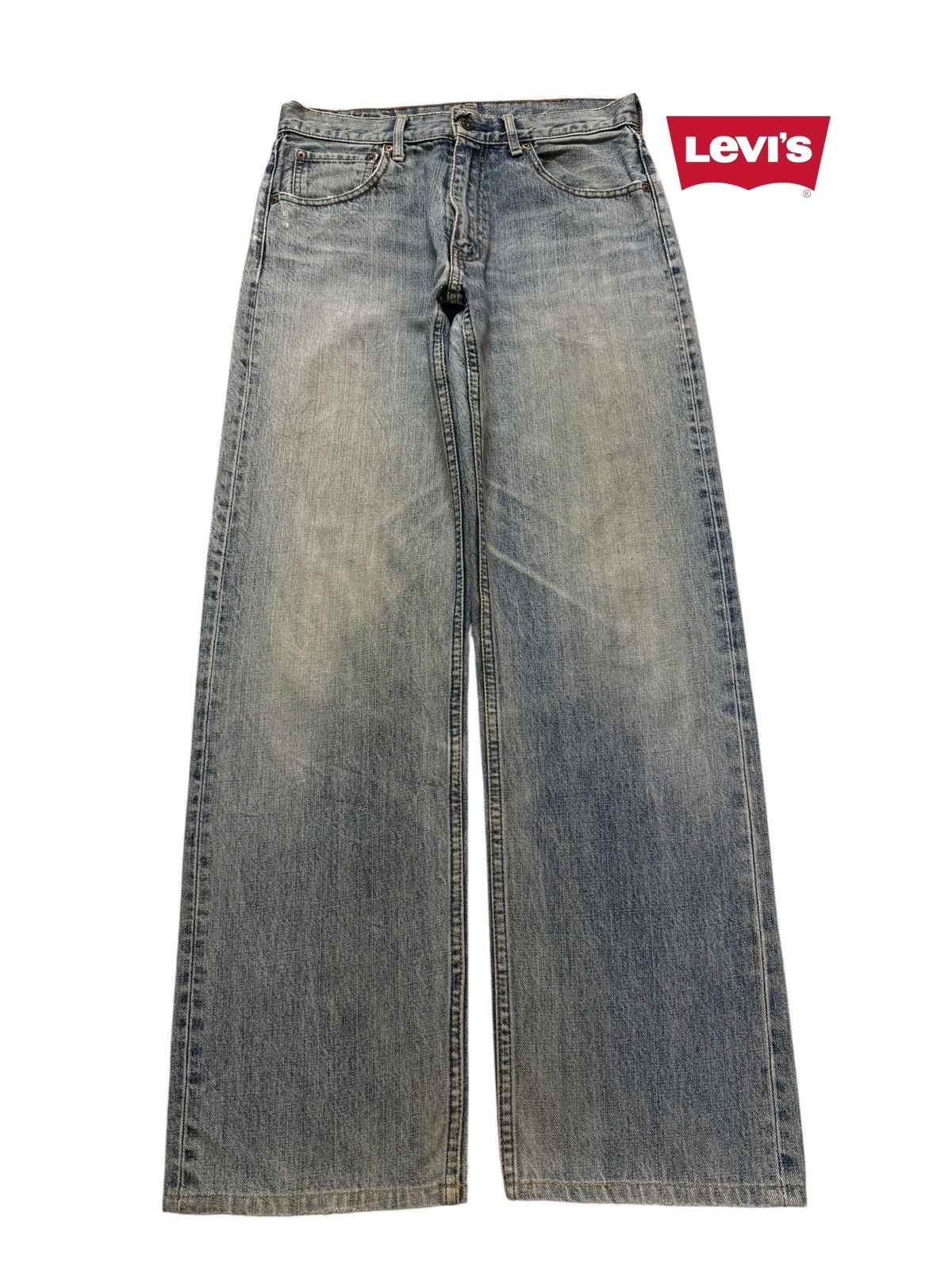 Levi's Vintage Y2K Japan Levis 503 Blue Faded Wash Relaxed Wide Leg Size US 31 - 1 Thumbnail