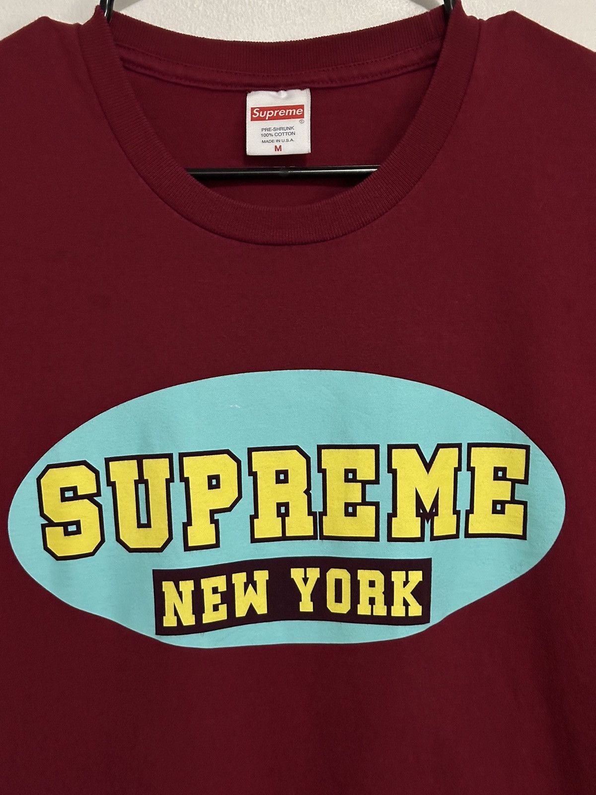 Supreme Supreme New York Tee Size US M / EU 48-50 / 2 - 2 Thumbnail