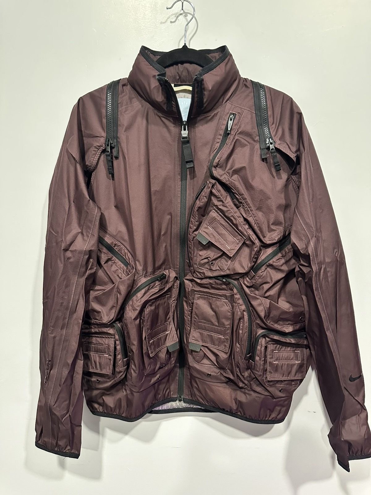 Nike NOCTA nike Deep pockets nylon 3in1 dark wine track jacket Size US M / EU 48-50 / 2 - 1 Thumbnail