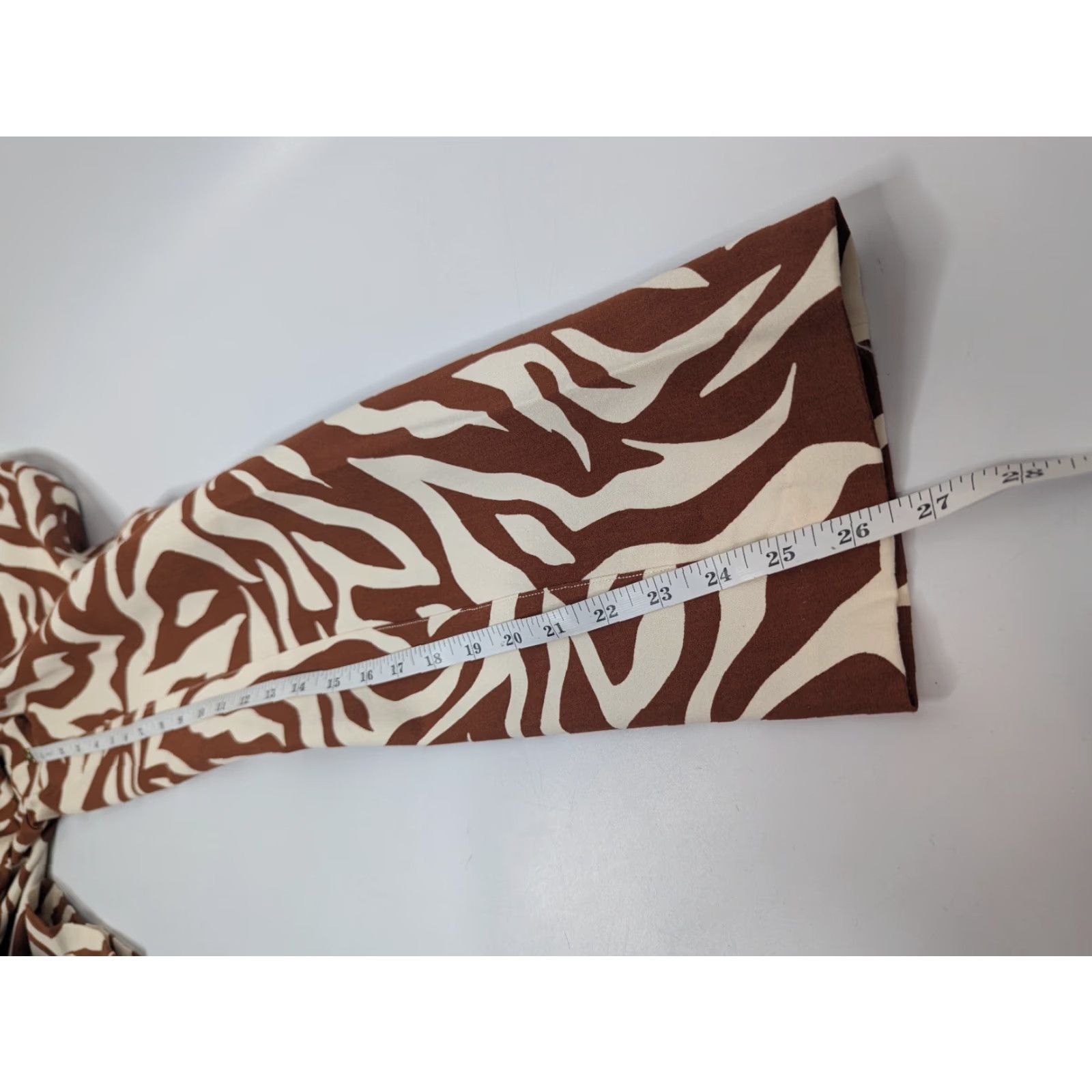 Spanx Spanx On the Go Zebra Stripe Printed Polished Ankle Slim Straight Pants Size M Size 32" / US 10 / IT 46 - 6 Thumbnail
