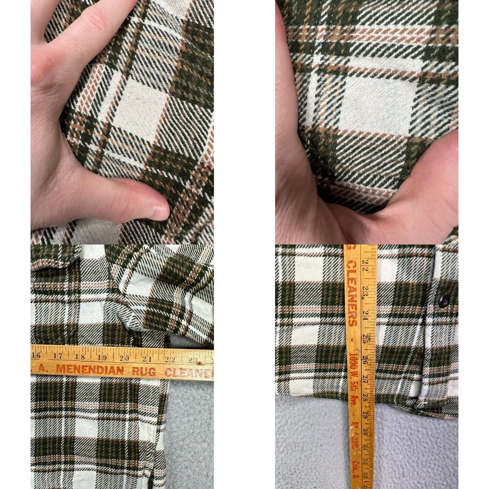 Orvis Orvis Shirt Adult Medium Green Plaid Flannel Button Up Shacket Jacket Pocket Men Size US M / EU 48-50 / 2 - 8 Thumbnail