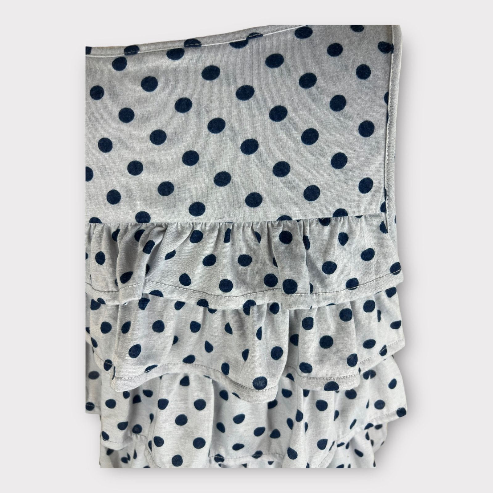 City Streets City Streets | Vintage Y2K Blue Polka Dot Ruffles Crop Top Size S / US 4 / IT 40 - 8 Thumbnail