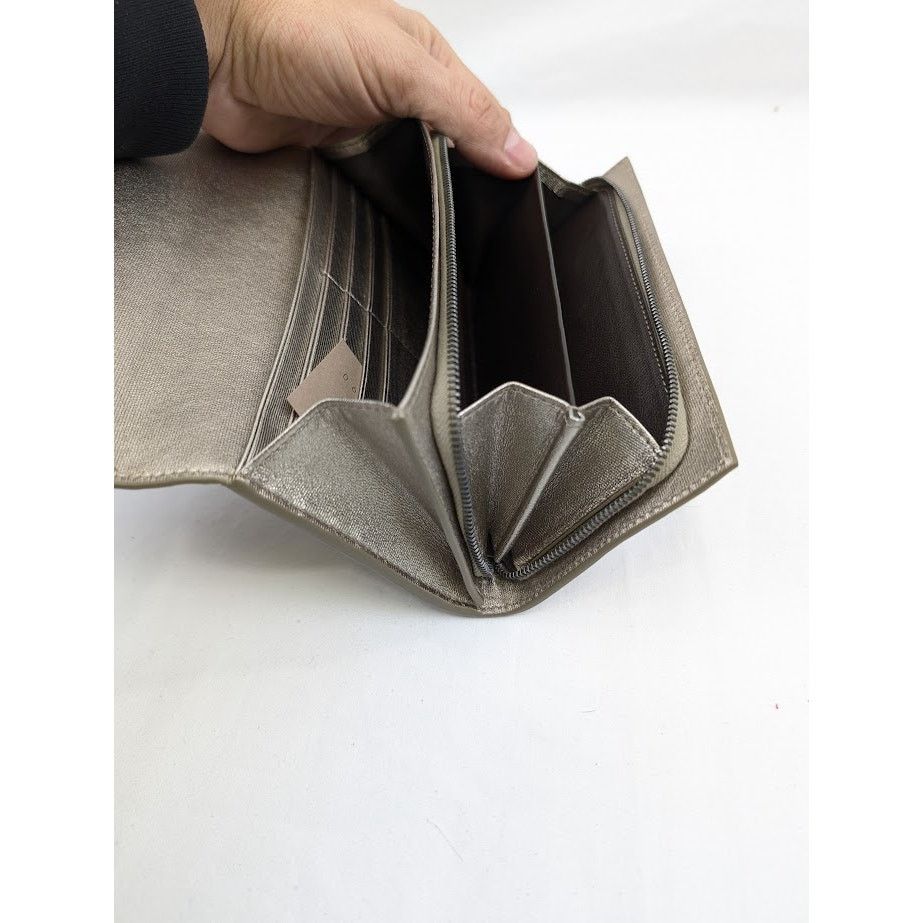 Bottega Veneta o1rshd1 Size : OS/ Intrecciato Gros Grain Wallet in Champign Size ONE SIZE - 12 Thumbnail