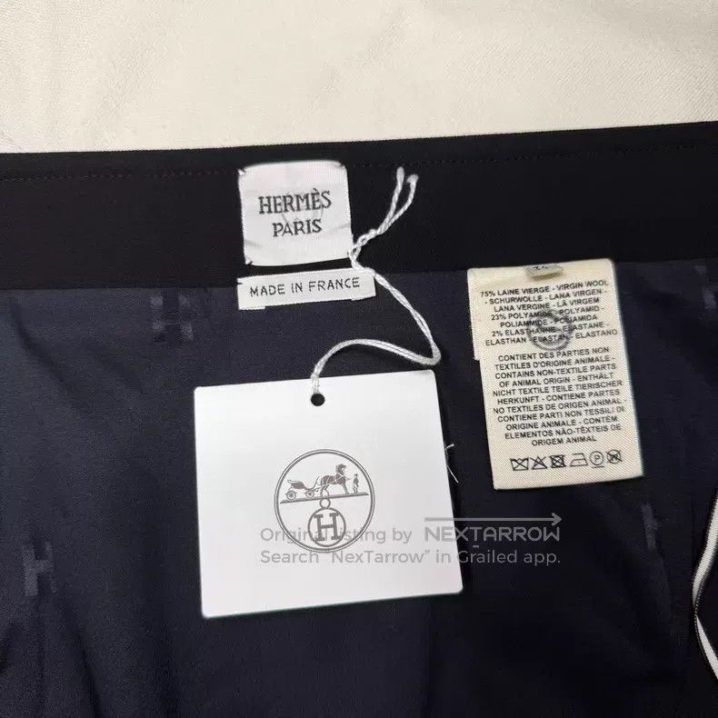 Hermes Hermes Black Stud Denim Short Skirt Size 42" / US 20 - 5 Thumbnail