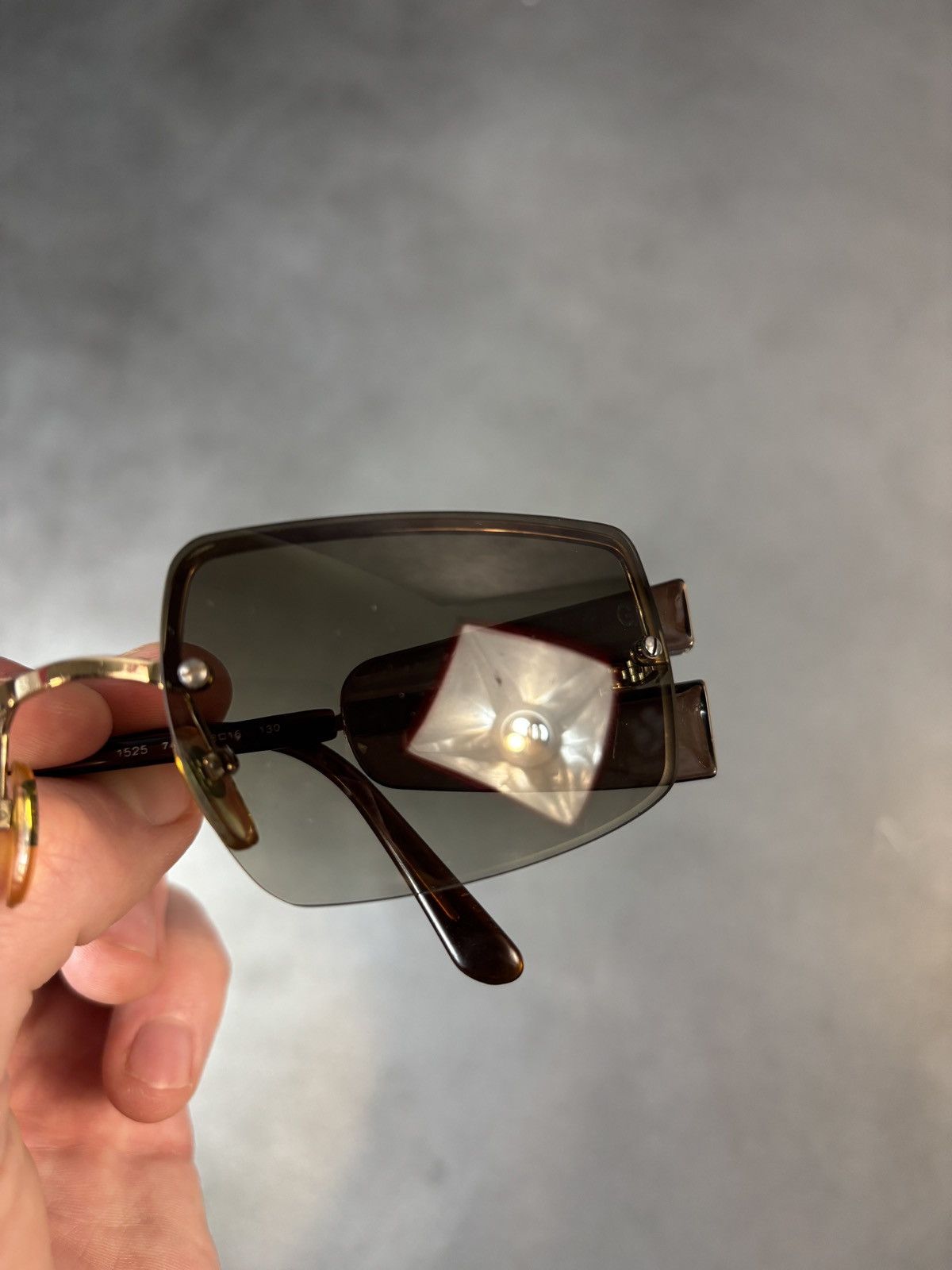 Giorgio Armani 2001 Giorgio Armani Sunglasses GA 1525 1990s Vintage Sides Size ONE SIZE - 13 Thumbnail