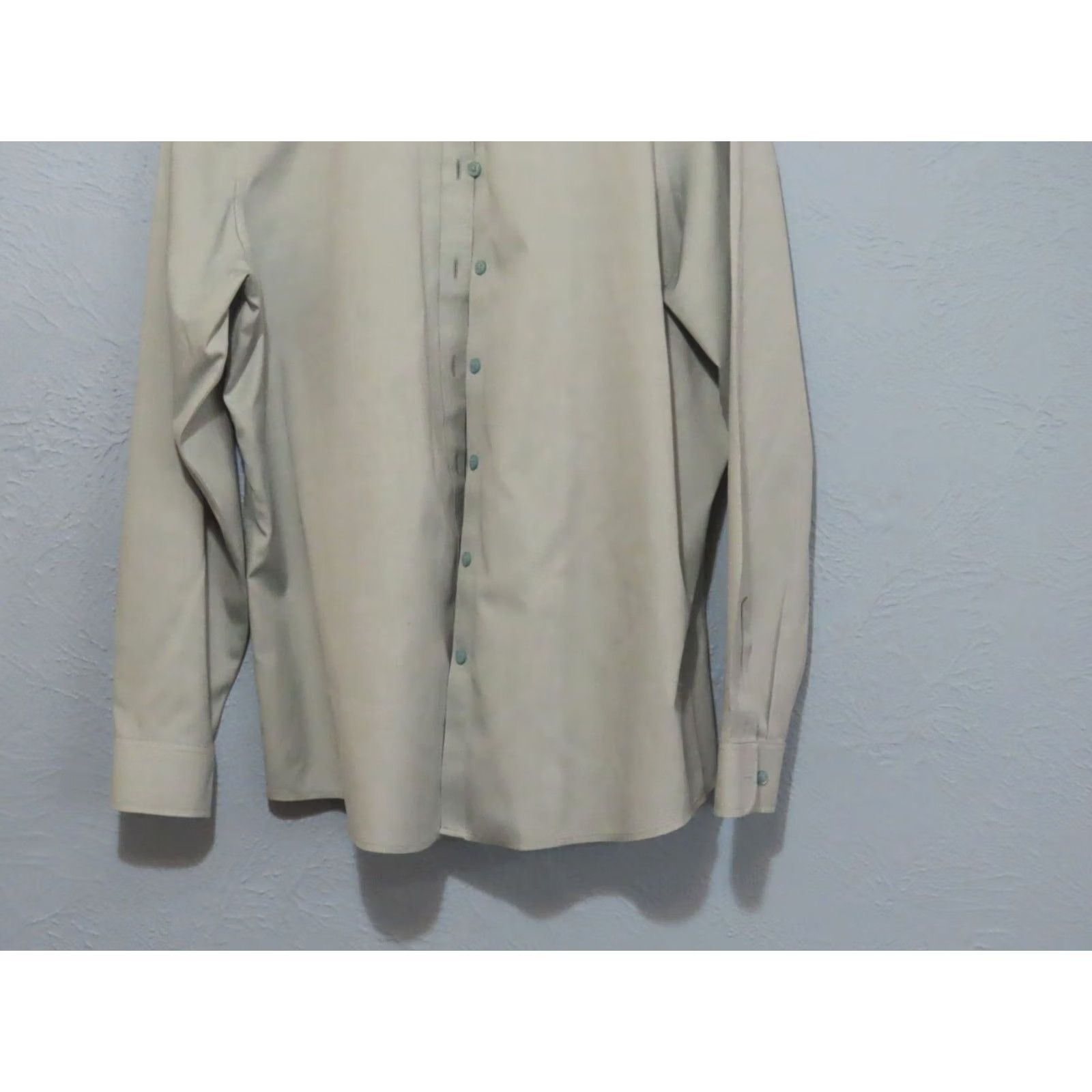 Orvis Orvis Women's Button-Up Shirt Gray 20 Long Sleeve Collared 100% Cotton Plus Size Regular Fit Blouse Size 3XL / US 20-22 - 2 Thumbnail