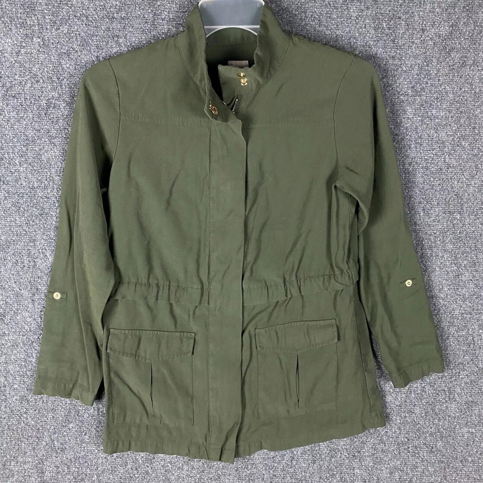 Other A New Day Military Jacket Women's Small Full Zip Green S Size S / US 4 / IT 40 - 1 Thumbnail