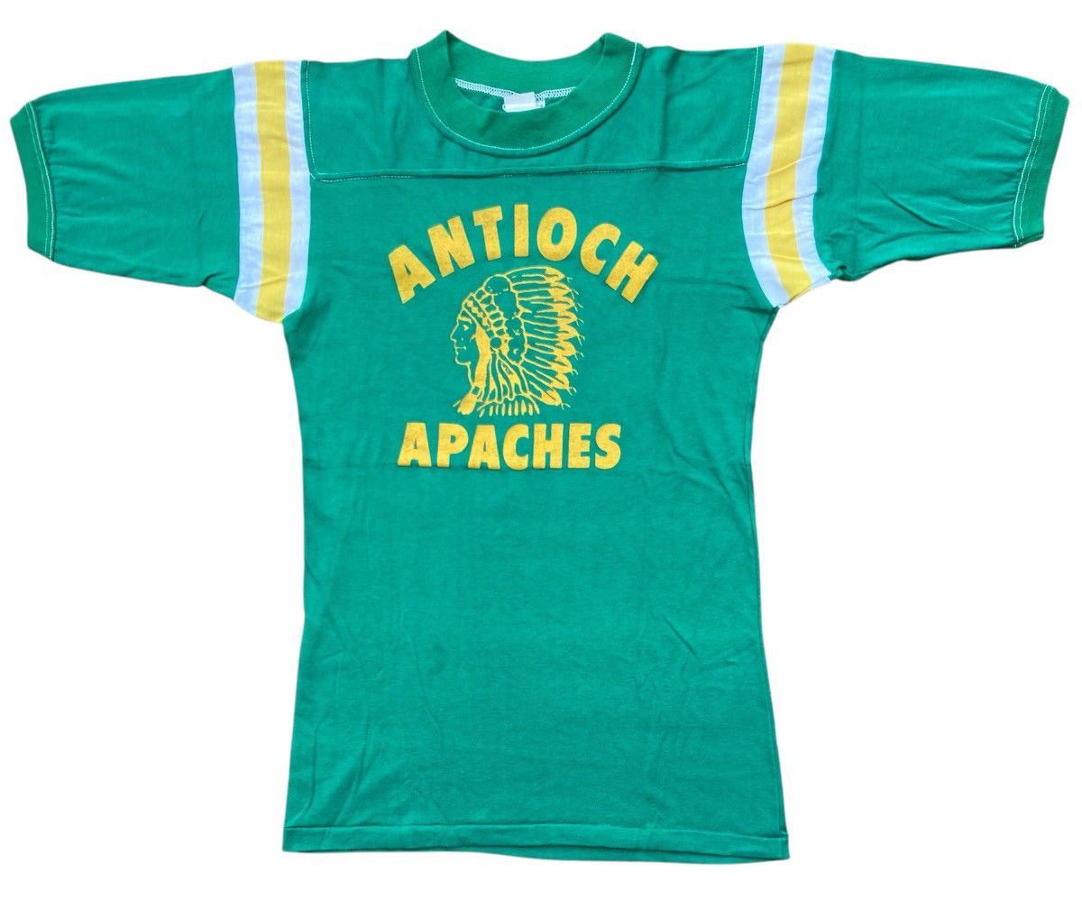 Vintage Vintage 70s Raglan Antioch Apaches Top T shirt Size US M / EU 48-50 / 2 - 1 Thumbnail