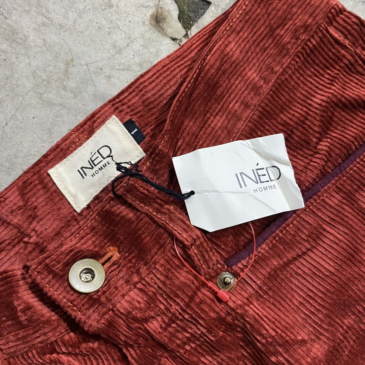 Designer × Yohji Yamamoto Dead stock💫 Ined by Yohji Yamamoto corduroy pants Size US 27 - 5 Thumbnail