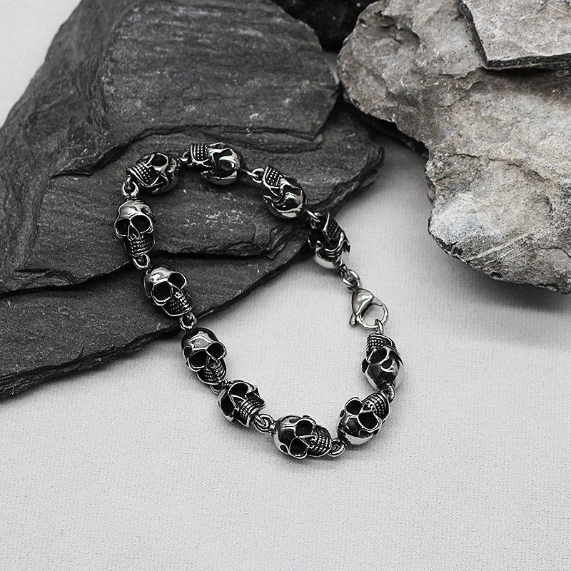 Jewelry Retro Bracelet Y2K Punk Chain Gotch Bracelets Chains Size ONE SIZE - 1 Thumbnail