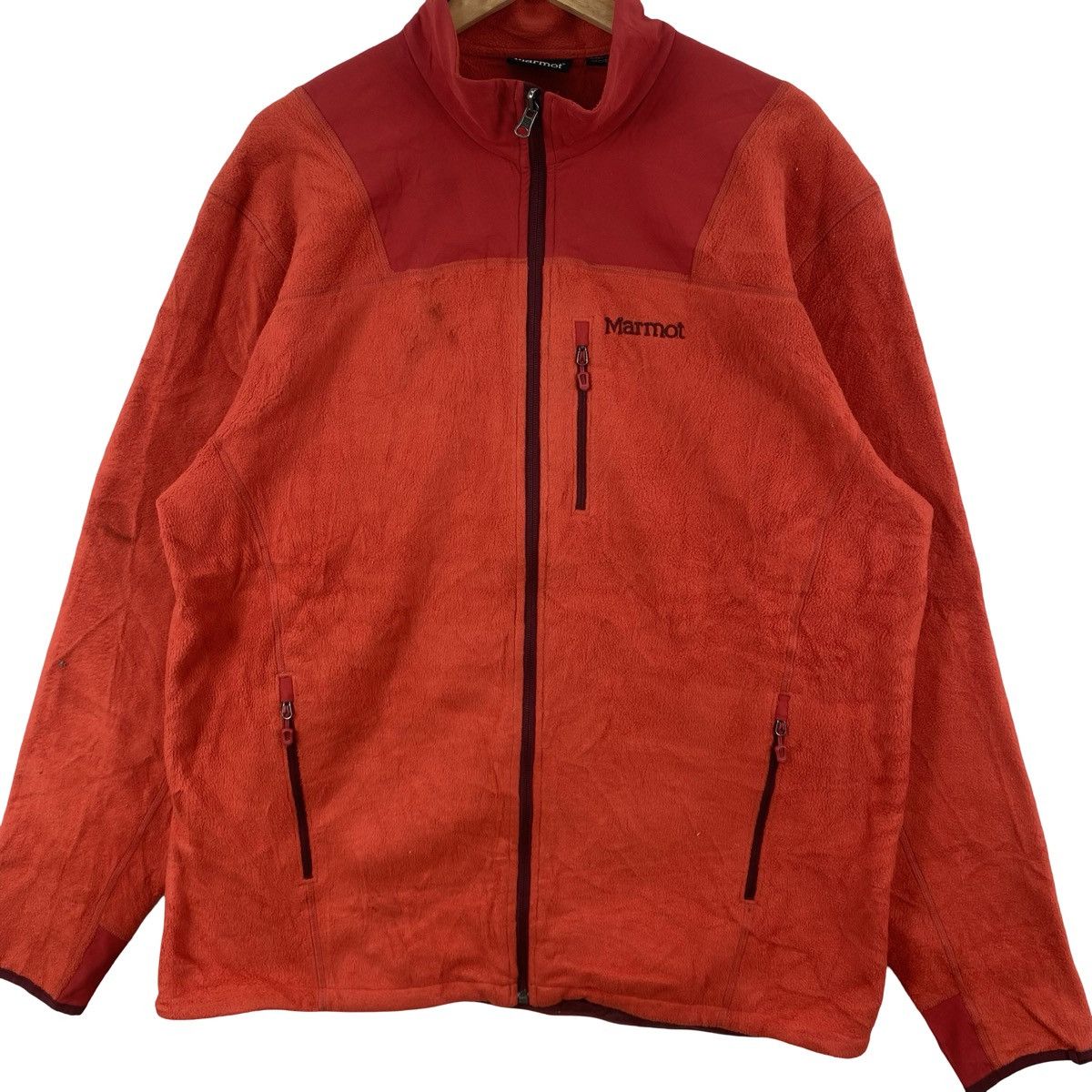 Marmot Vintage MARMOT TWO TONE Fleece Jacket Zip Up Outdoor Size US XXL / EU 58 / 5 - 5 Thumbnail