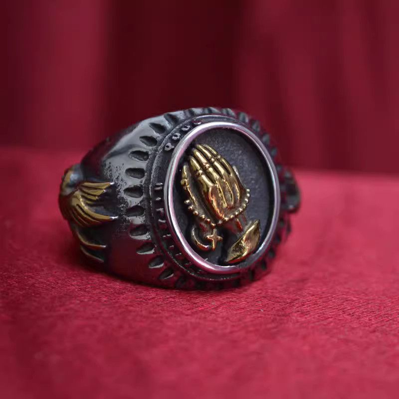 Jewelry Rare Jewelry Rings Open Size Chrome Ring (Size 7-13) Size ONE SIZE - 2 Thumbnail