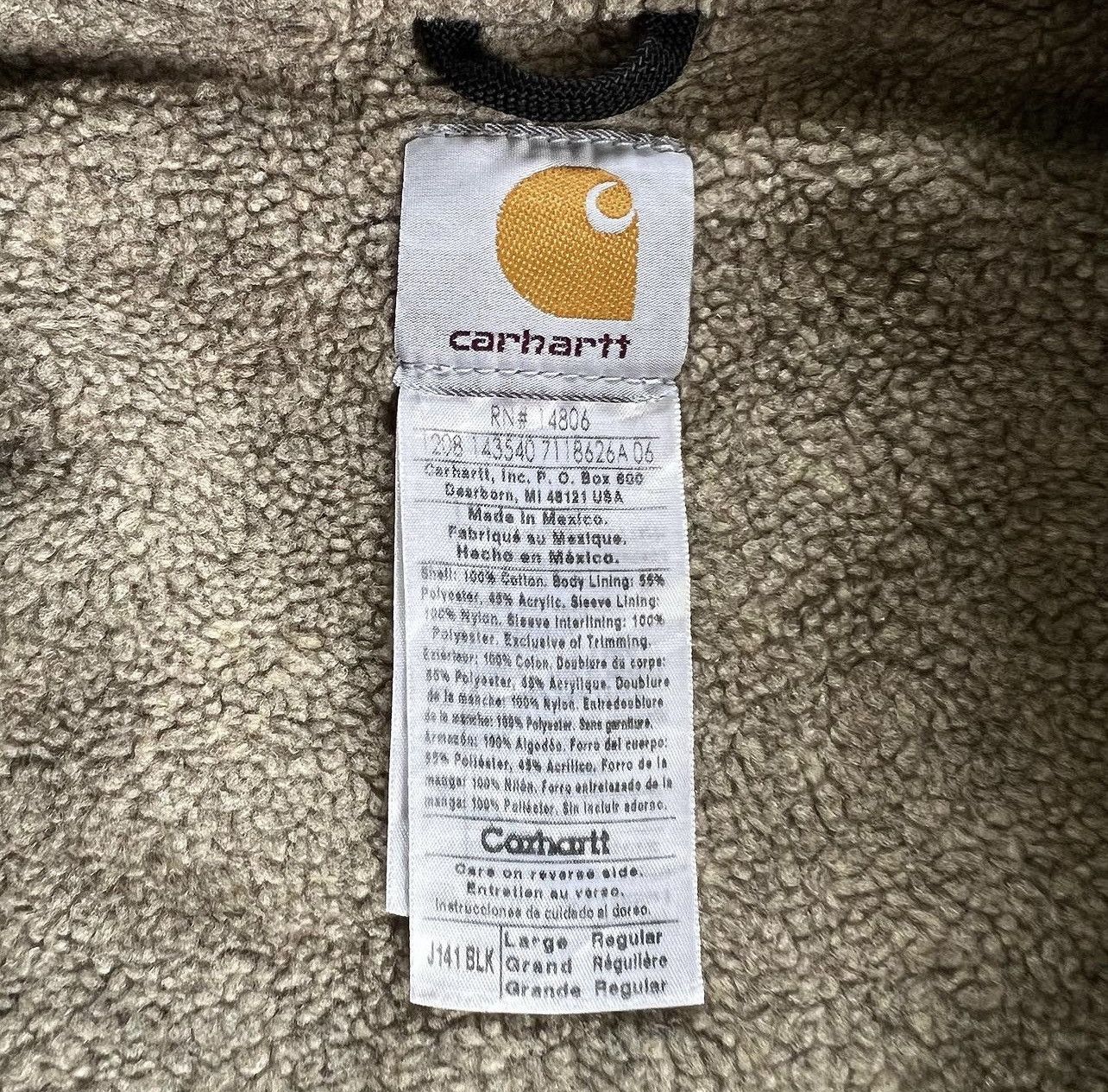 Carhartt Carhartt J141 BLK Hooded Detroit Jacket Size US L / EU 52-54 / 3 - 3 Thumbnail