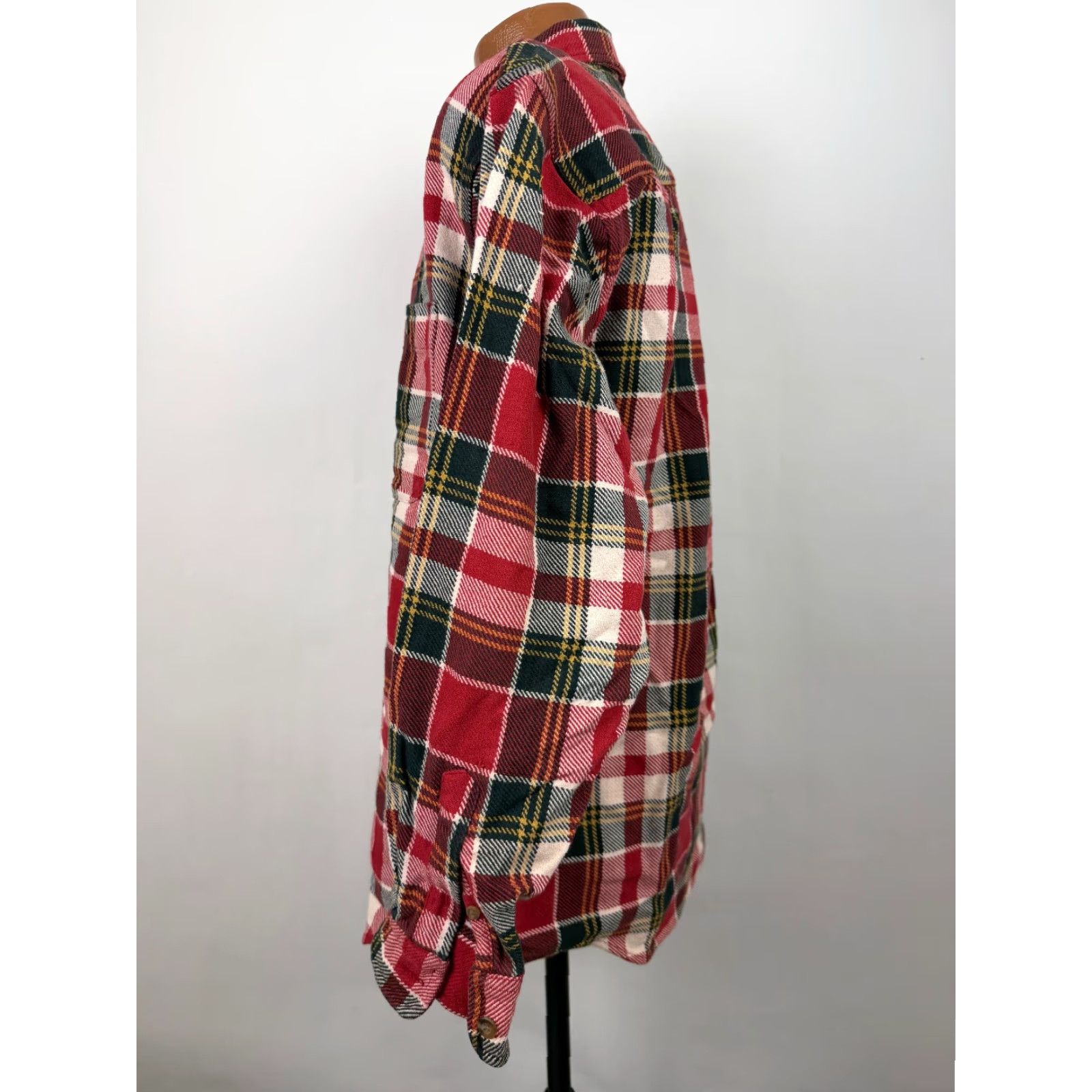 Eddie Bauer VINTAGE Eddie Bauer Flannel Shirt Men M Oversized Heavyweight Red Plaid Button-Up Size US M / EU 48-50 / 2 - 7 Thumbnail