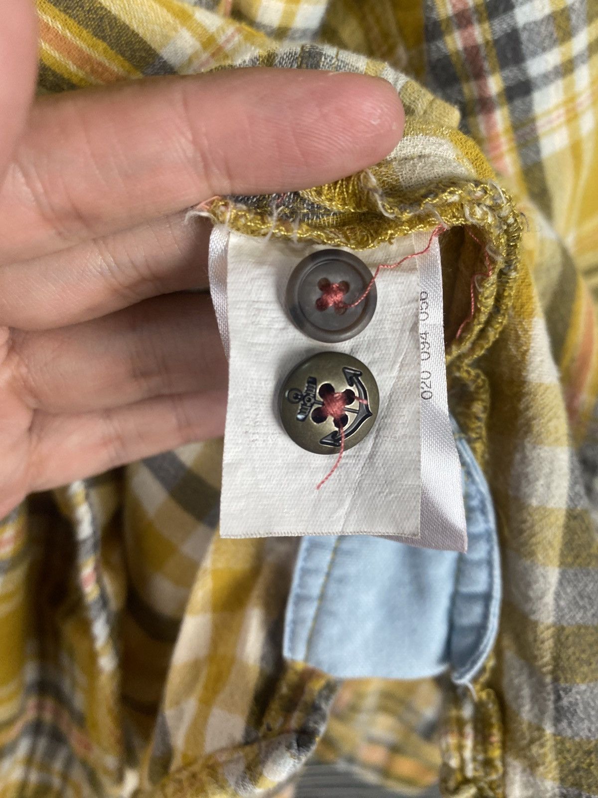 Japanese Brand Crocodile Flannel Shirt Size L / US 10 / IT 46 - 8 Thumbnail
