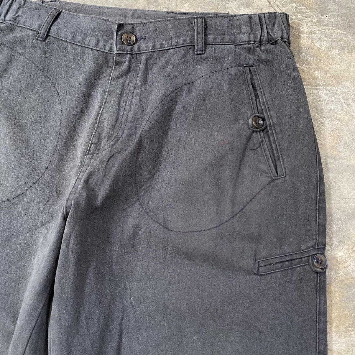 Japanese Brand 707 Plan - Luxury Style Reguler Pants Size US 31 - 3 Thumbnail