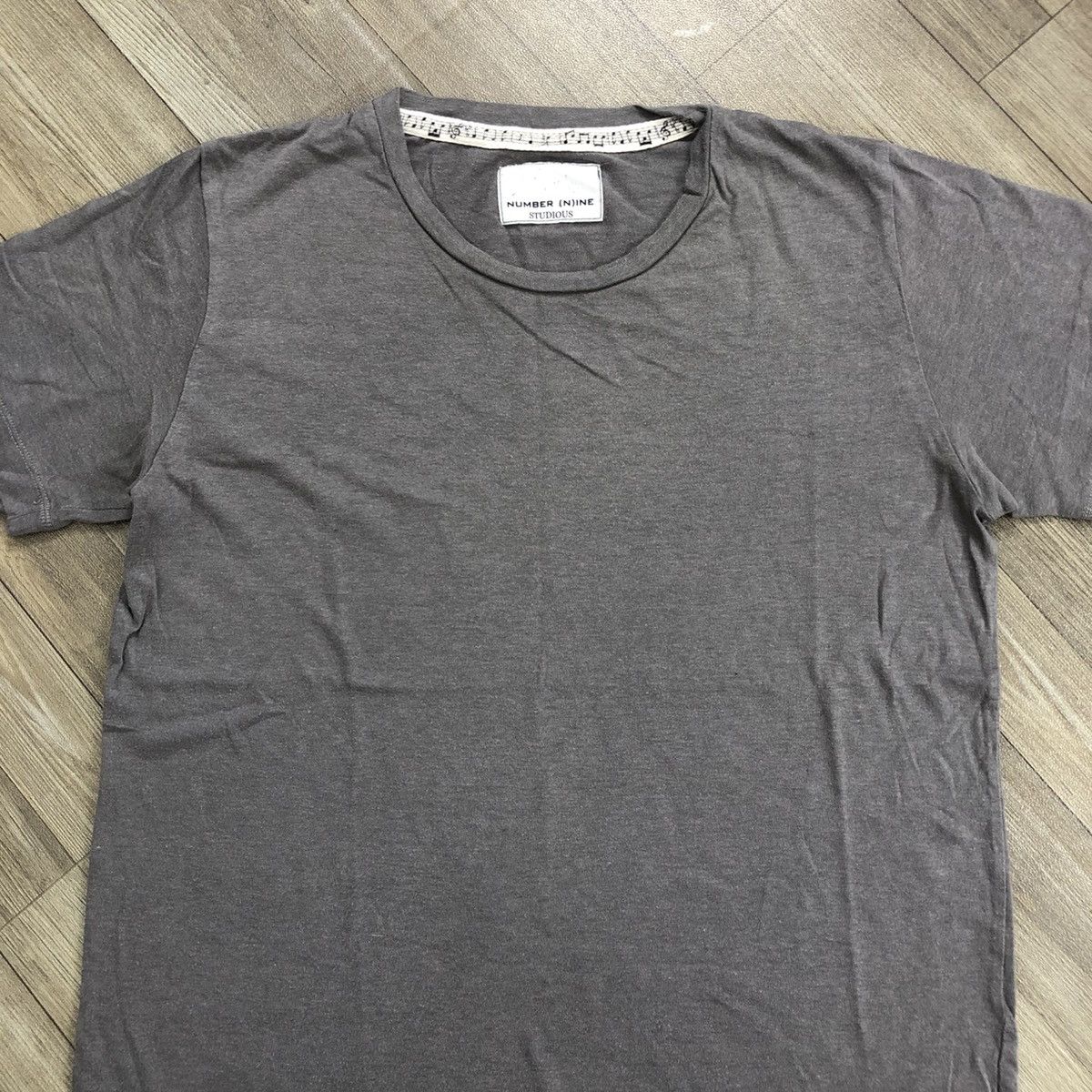Number (N)ine 2000s Number (N)ine Studious Basic Gray Tshirt Size US S / EU 44-46 / 1 - 2 Thumbnail