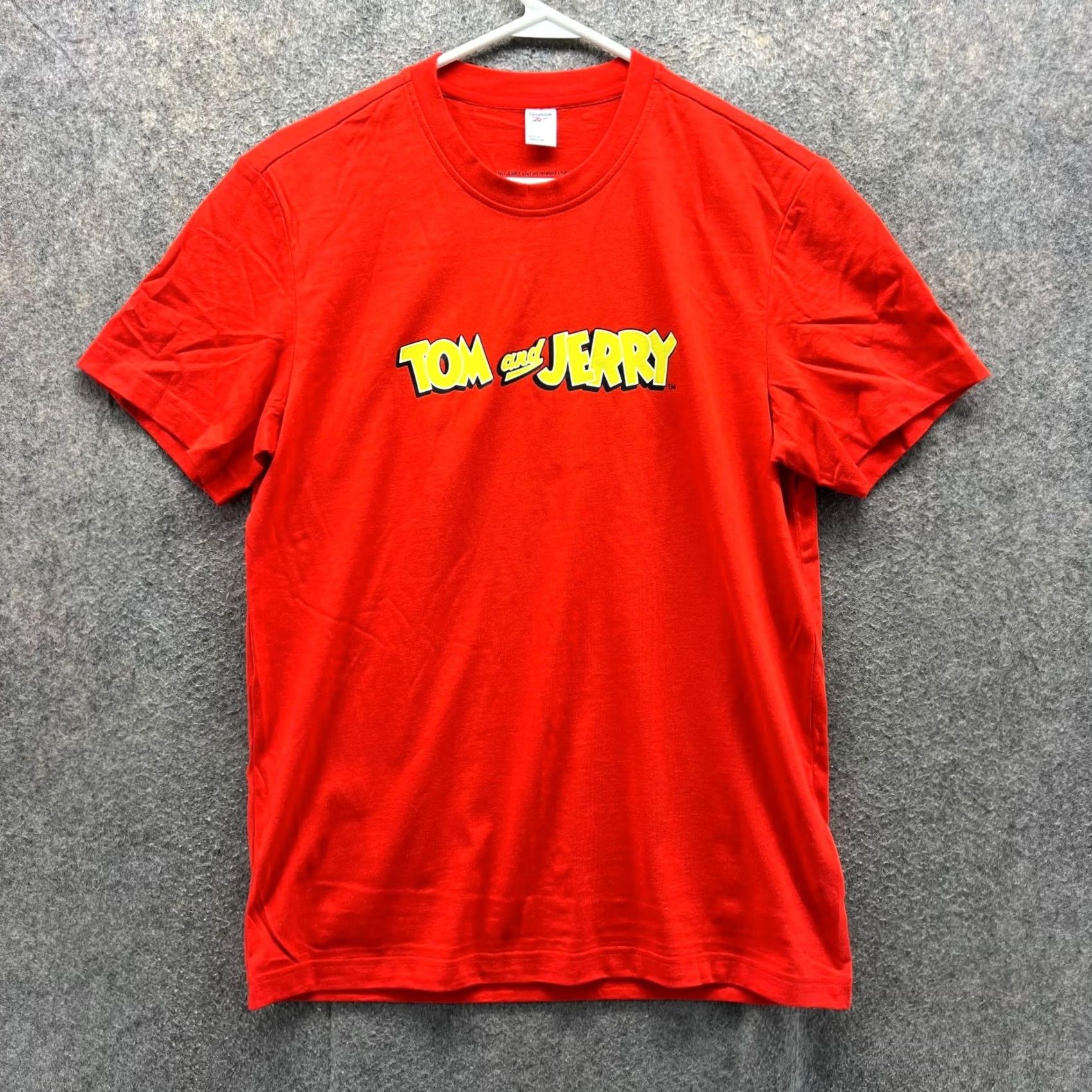 Reebok VINTAGE Reebok Shirt Men Large Red Short Sleeve Tom and Jerry The End Graphic Tee Cotton Size US L / EU 52-54 / 3 - 2 Thumbnail