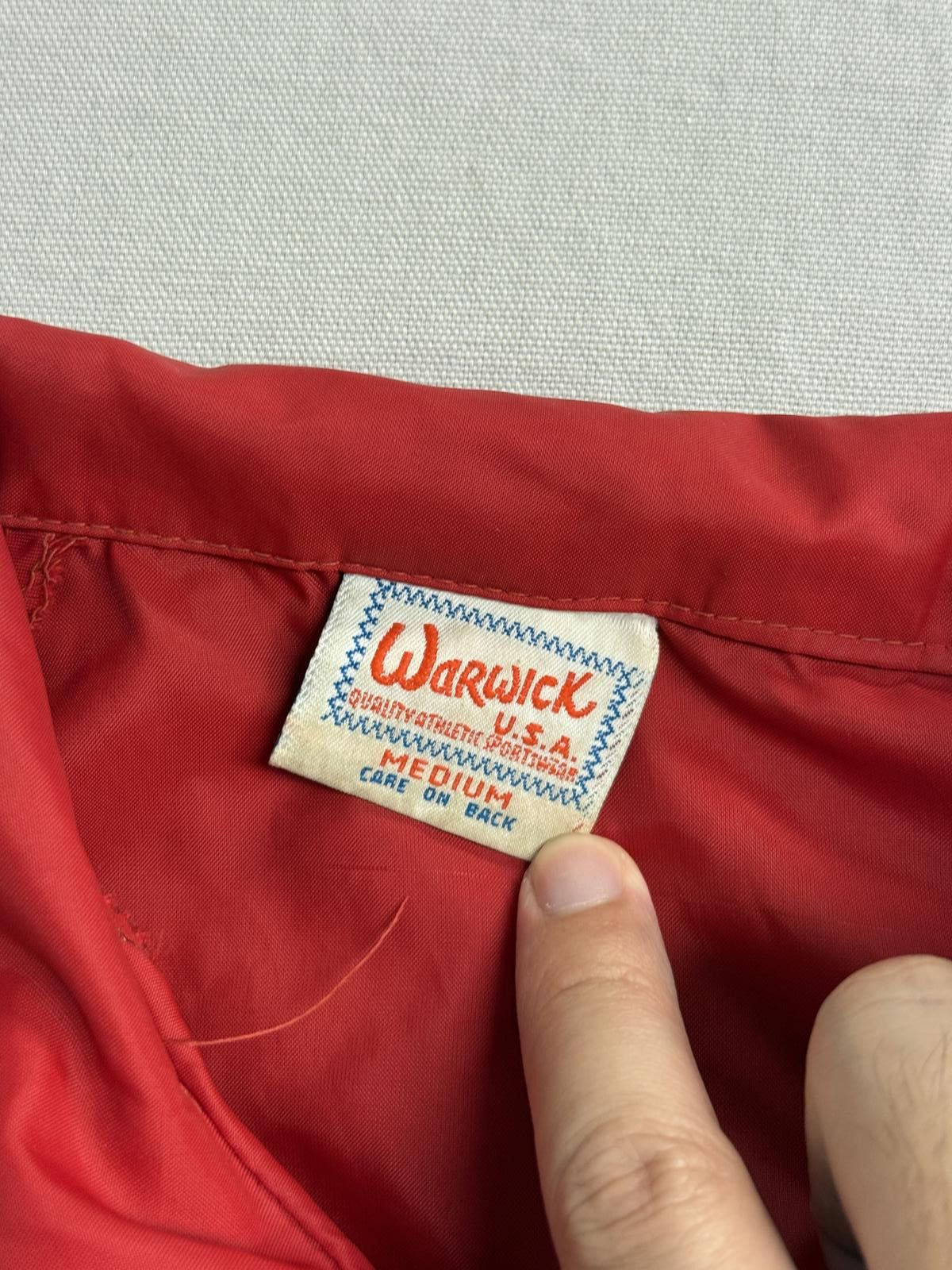 Other 70s Warwick USA Windbreaker Coaches Jacket Chain Stitch M Size US M / EU 48-50 / 2 - 3 Thumbnail
